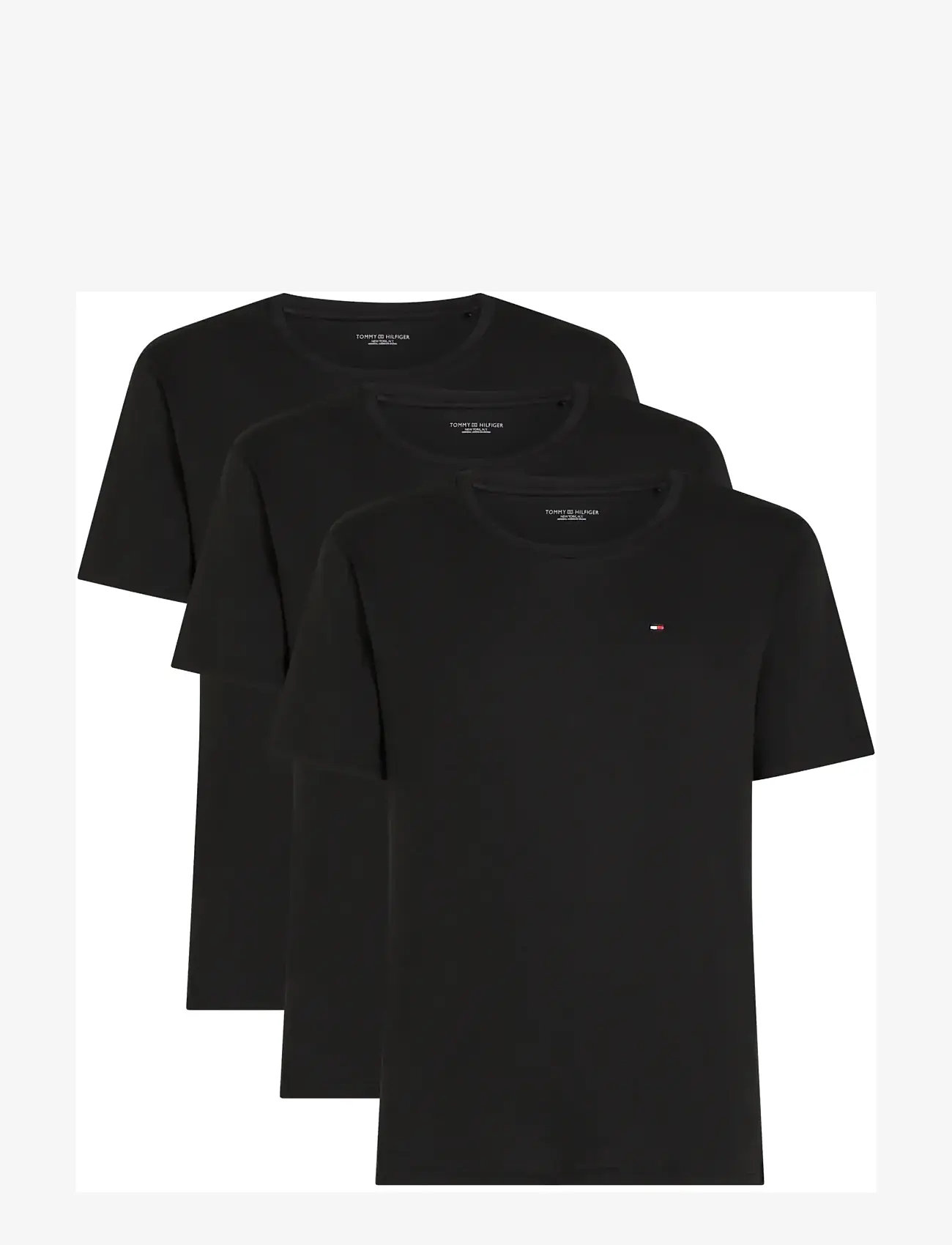 Tommy Hilfiger - 3P SS TEE - multipack t-shirts - black black black - 1