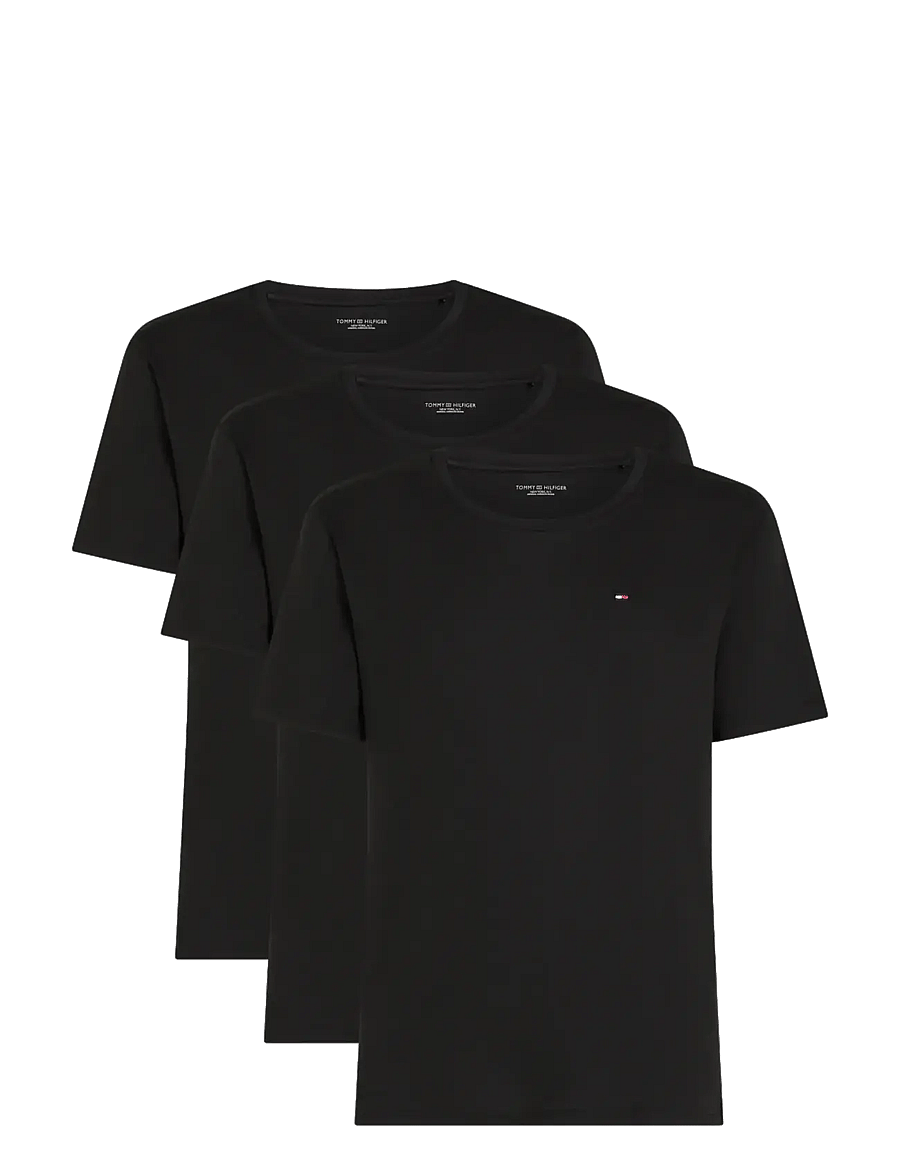 Tommy Hilfiger - 3P SS TEE - t-särkide multipakk - black black black - 1