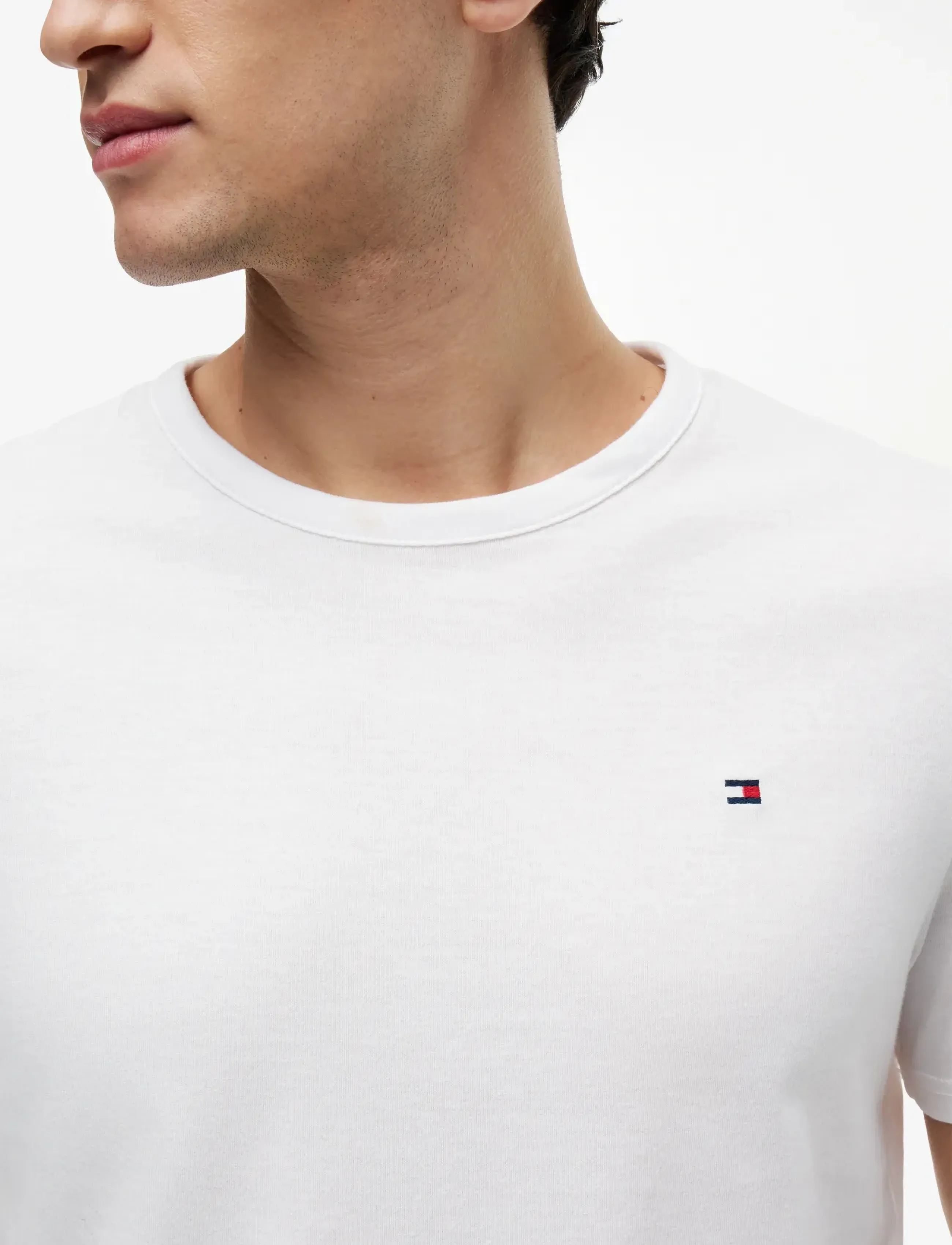 Tommy Hilfiger 3P SS TEE - Pidžaama topid - WHITE WHITE WHITE / white