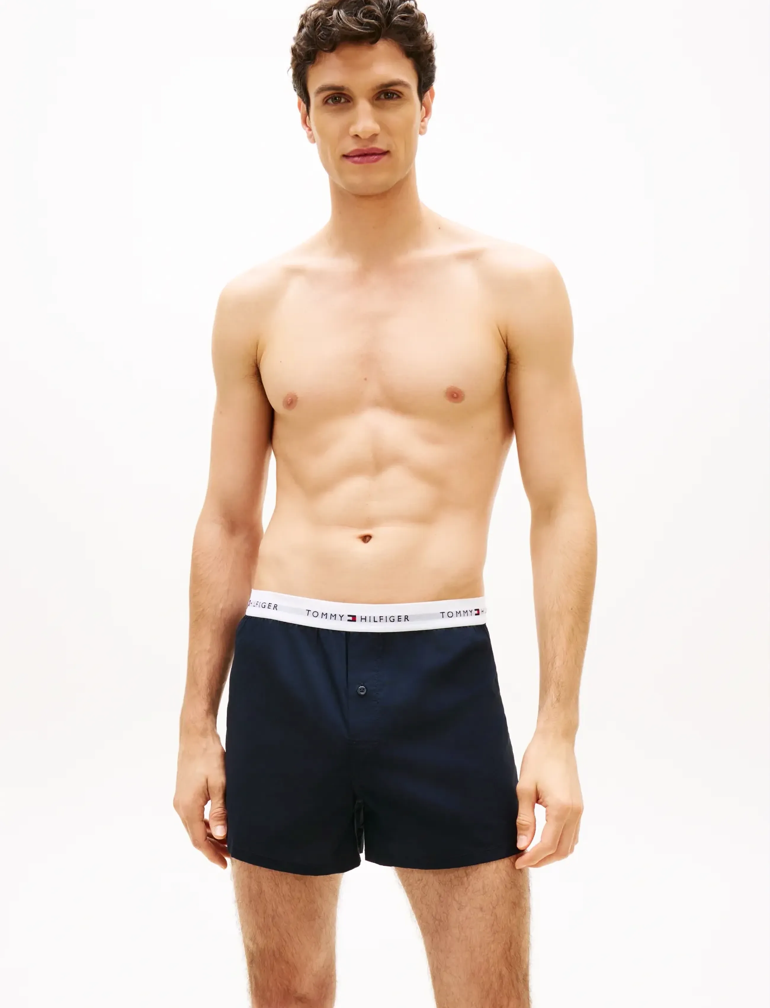 Tommy Hilfiger 2P WOVEN BOXER - Underwear - DESERT SKY DESERT SKY / navy