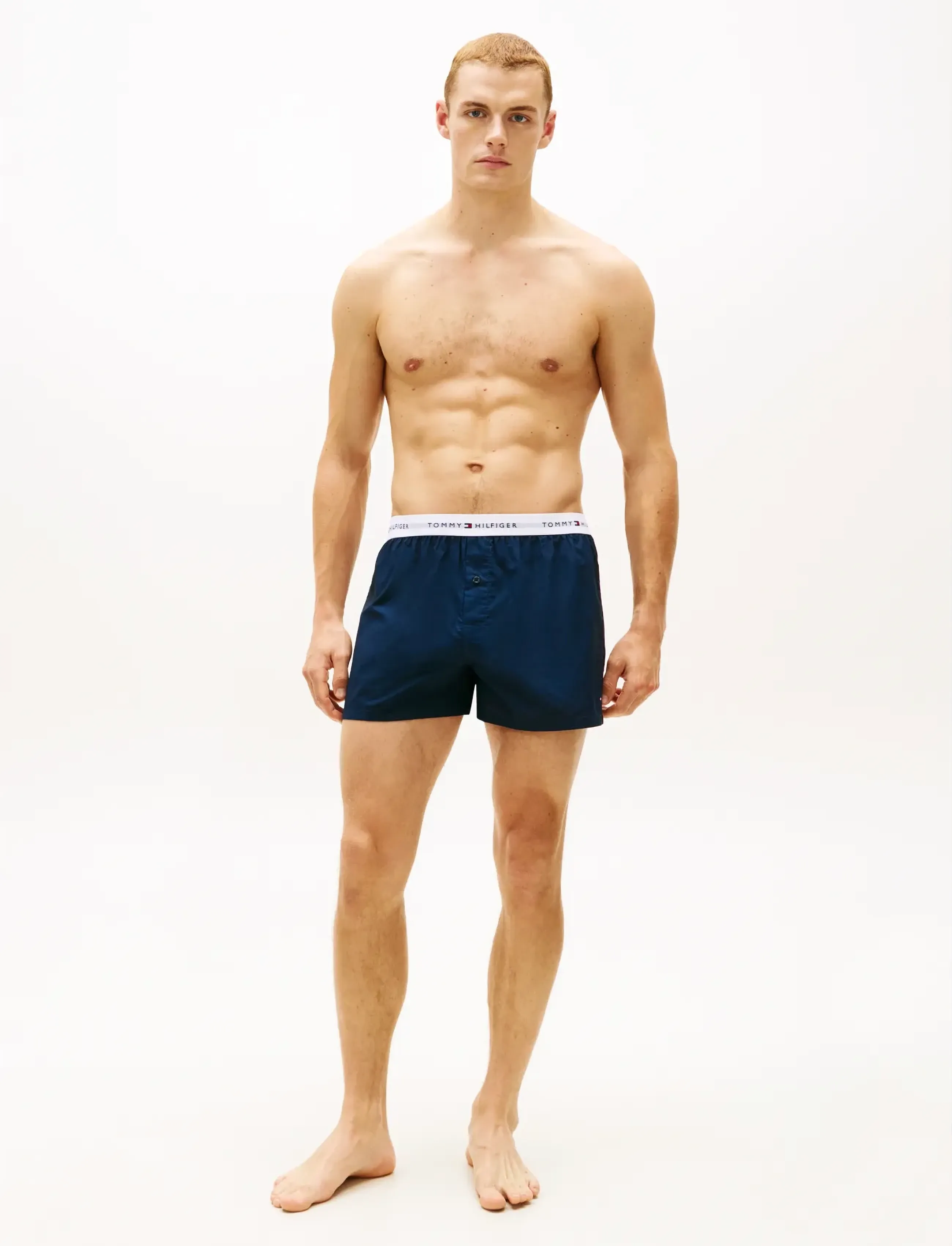 Tommy Hilfiger - 2-Pack Cotton Woven Boxer - unterhosen im multipack - navy blue black - 2