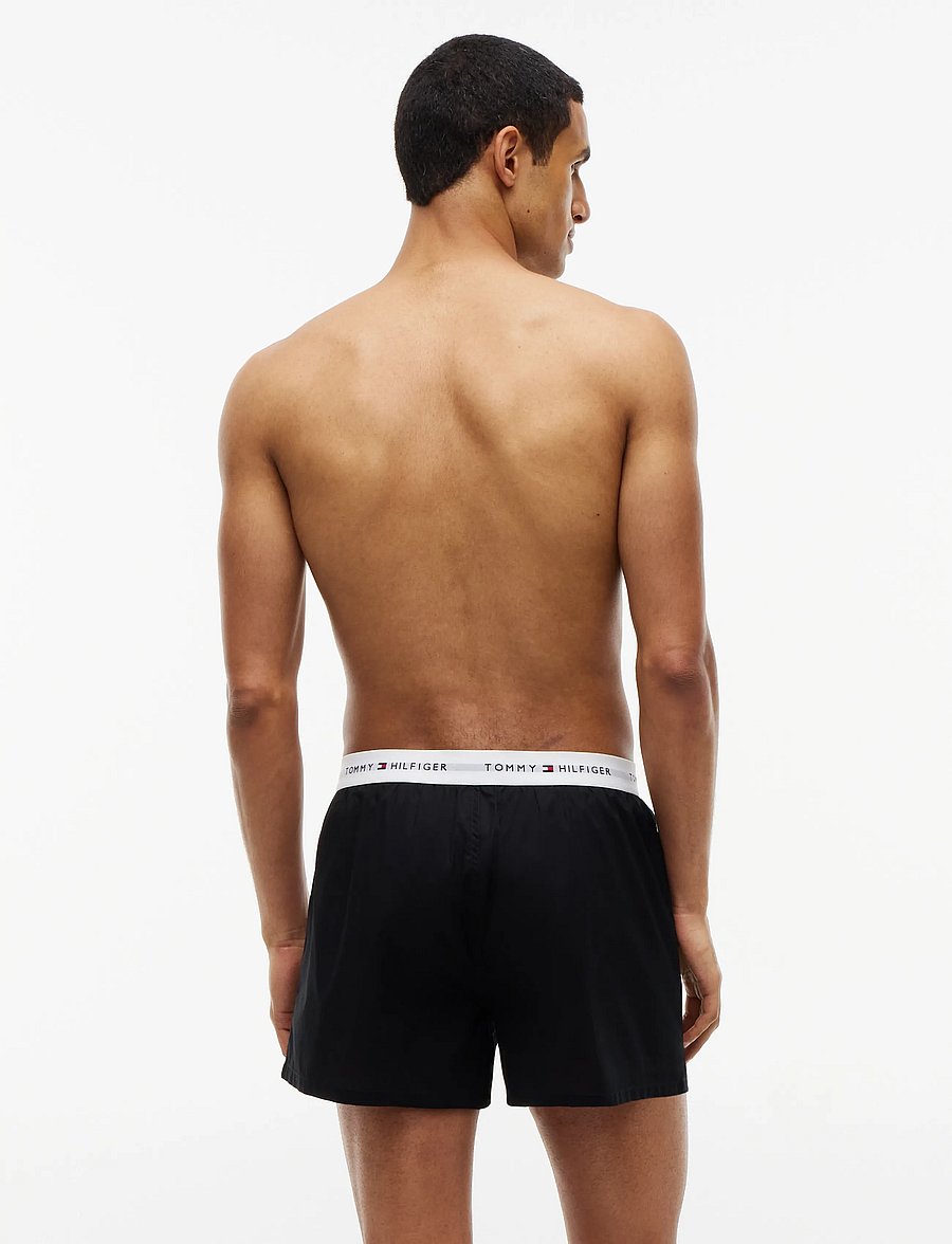 Tommy Hilfiger - 2P WOVEN BOXER - multipakk aluspüksid - navy blue black - 4