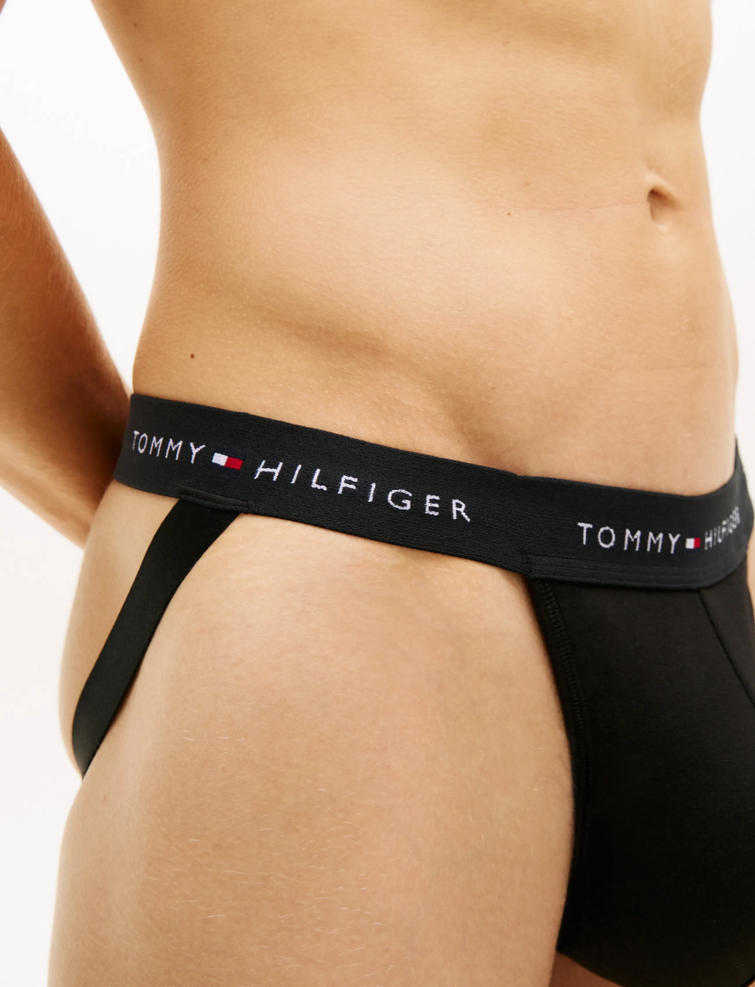 Tommy Hilfiger - 3-Pack Cotton Jockstrap - unterhosen im multipack - black black black - 3