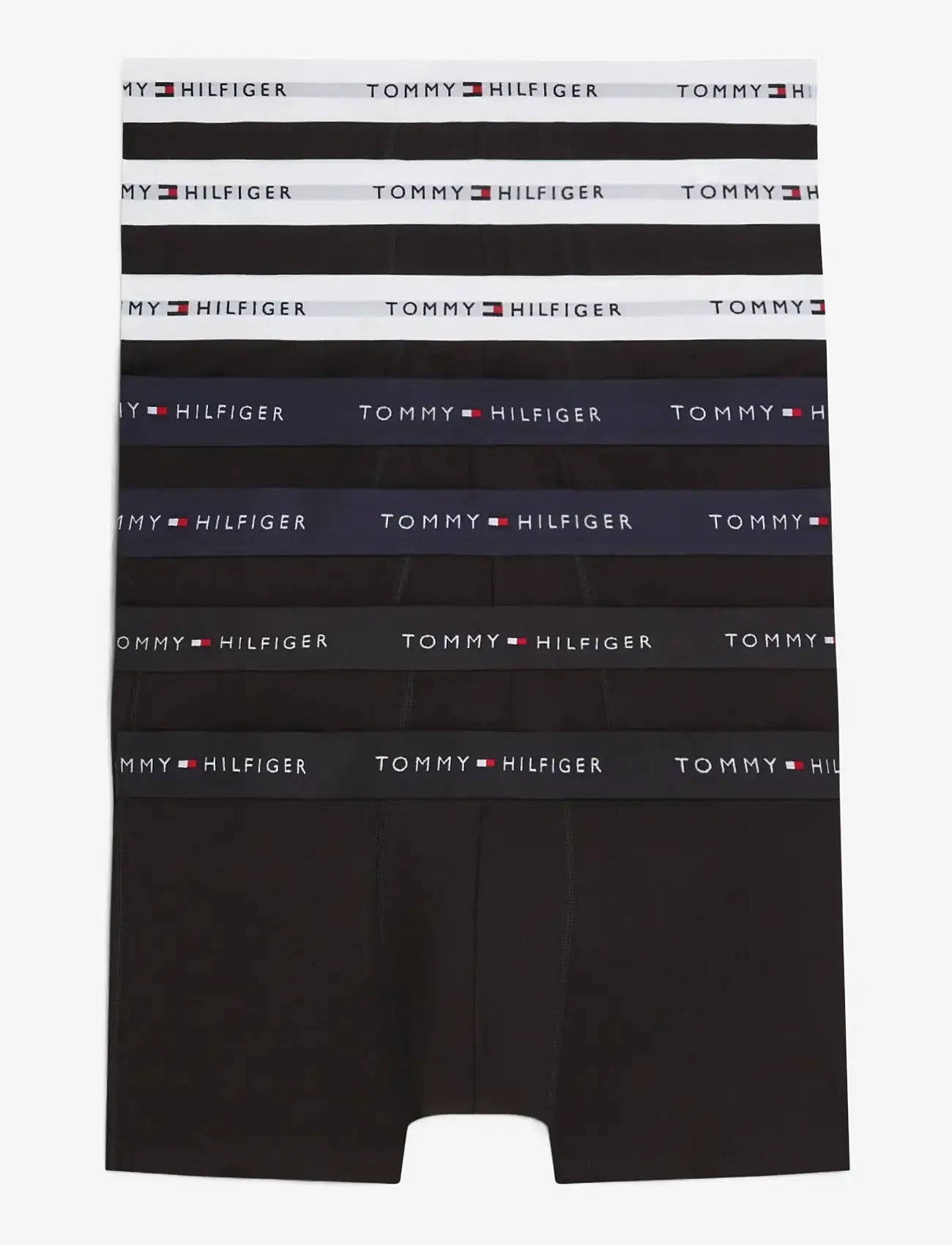 Tommy Hilfiger - 7P TRUNK - aluspükste mitmikpakk - wht wht wht blk blk des des - 1