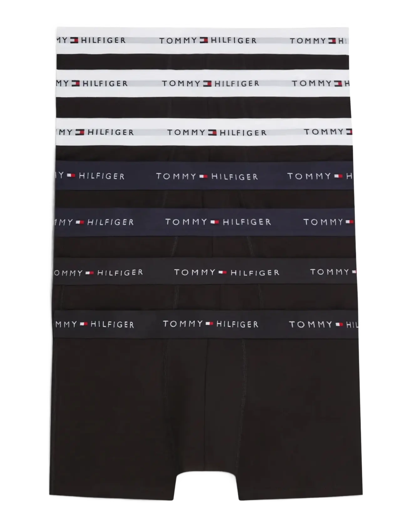 Tommy Hilfiger 7P TRUNK - Aluspükste mitmikpakk - WHT WHT WHT BLK BLK DES DES / black