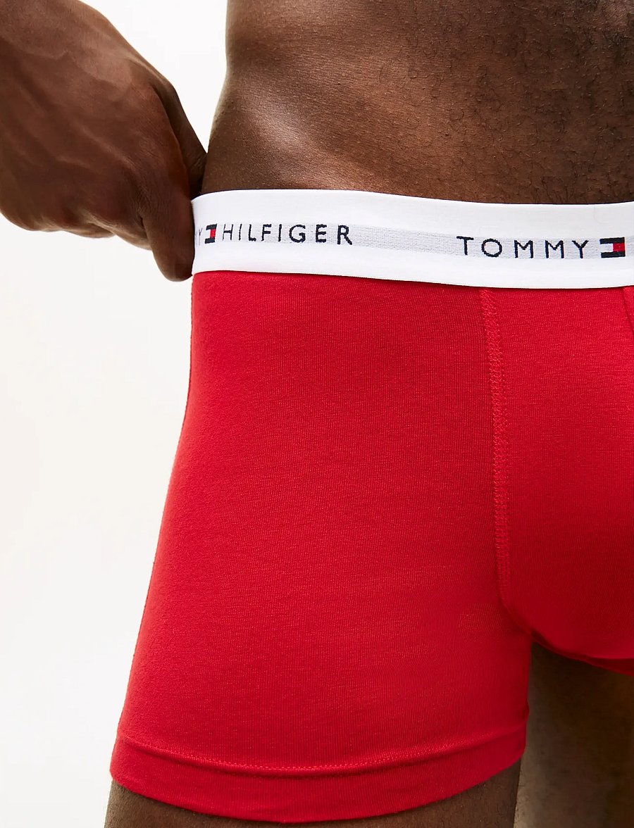 Tommy Hilfiger - 7-Pack Cotton Trunk - multipakk aluspüksid - bk md rd ag se ds sk bl j f r w - 3