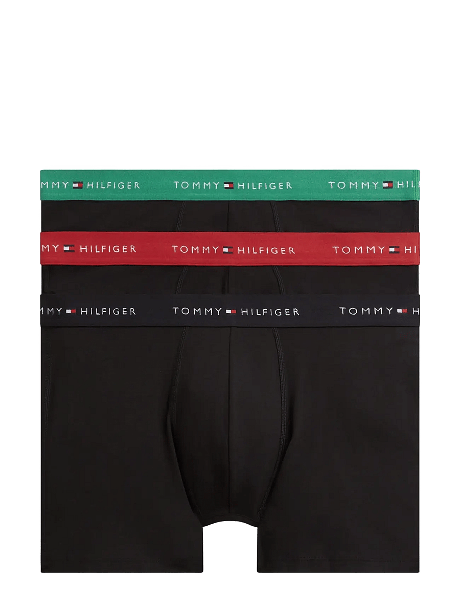 Tommy Hilfiger - 3P BOXER BRIEF WB - multipack underpants - b alaskan green med red black - 1