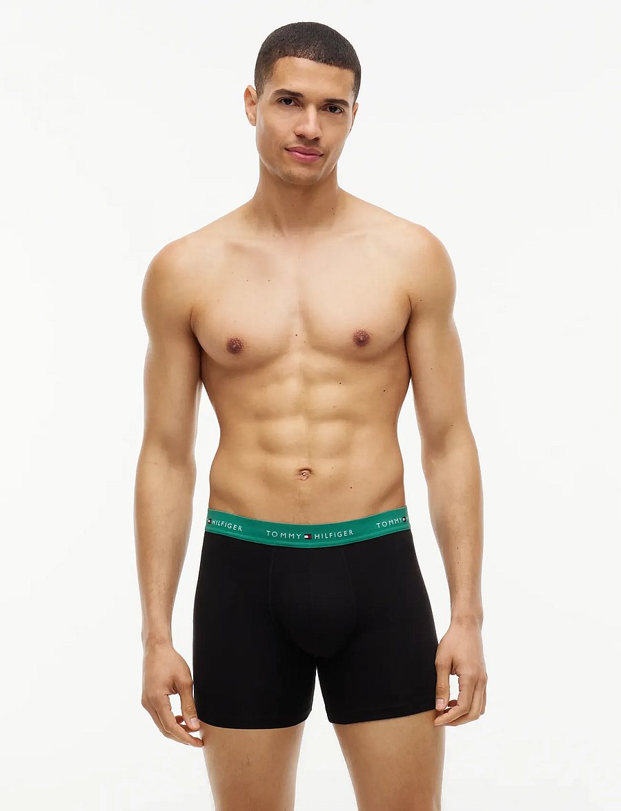 Tommy Hilfiger - 3P BOXER BRIEF WB - multipack underpants - b alaskan green med red black - 4