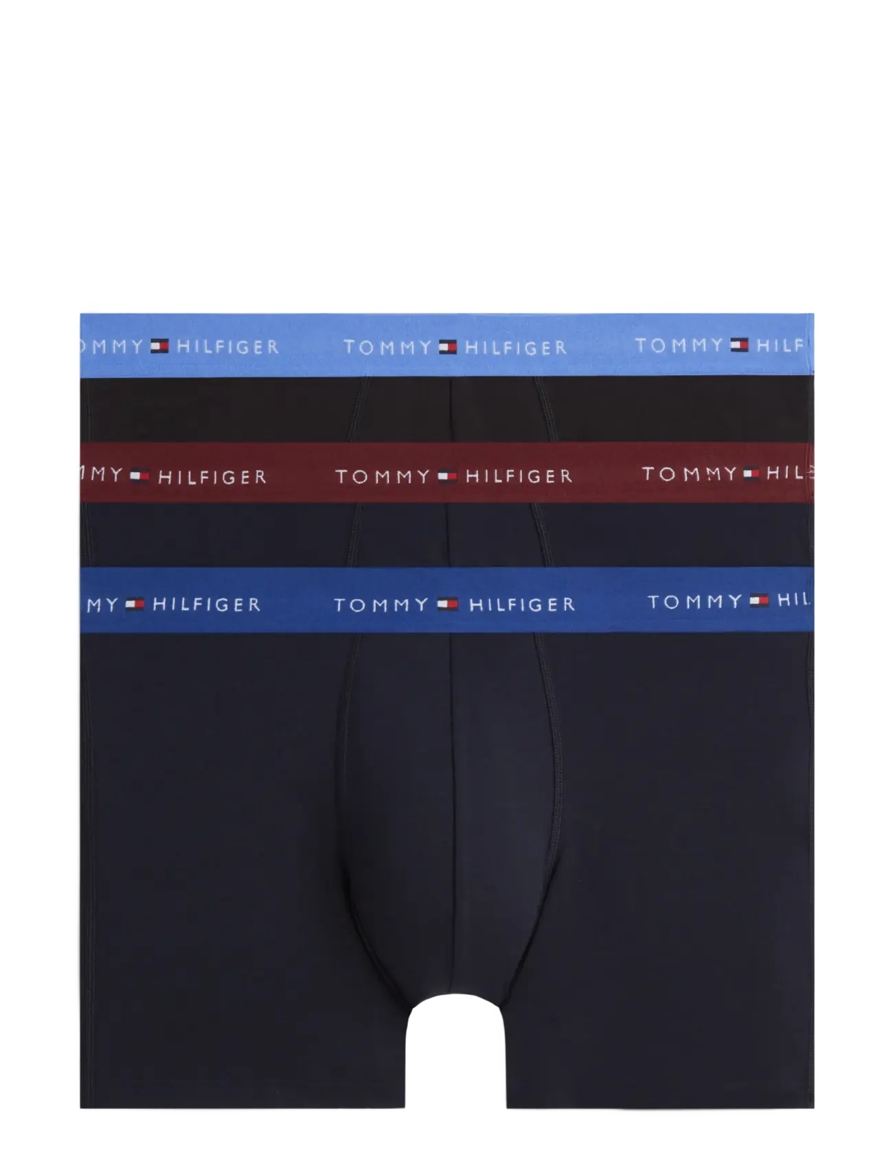 Tommy Hilfiger 3P BOXER BRIEF WB - Meestele - NB  OPUL BLUE BURGUNDY BLUE SPELL / navy