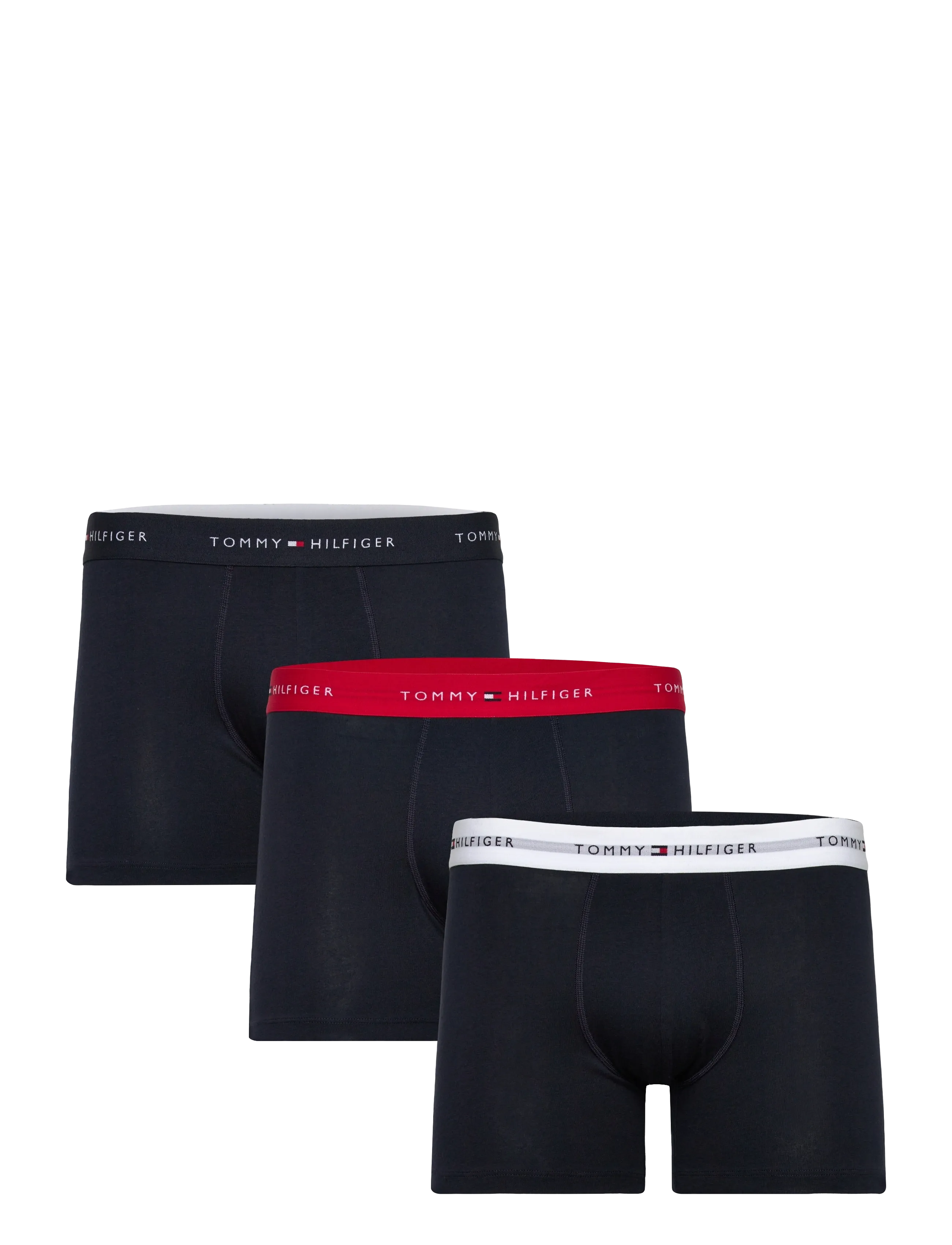 Tommy Hilfiger 3P BOXER BRIEF WB - Unterwäsche - PRIMARY RED WHITE DESERT SKY / navy
