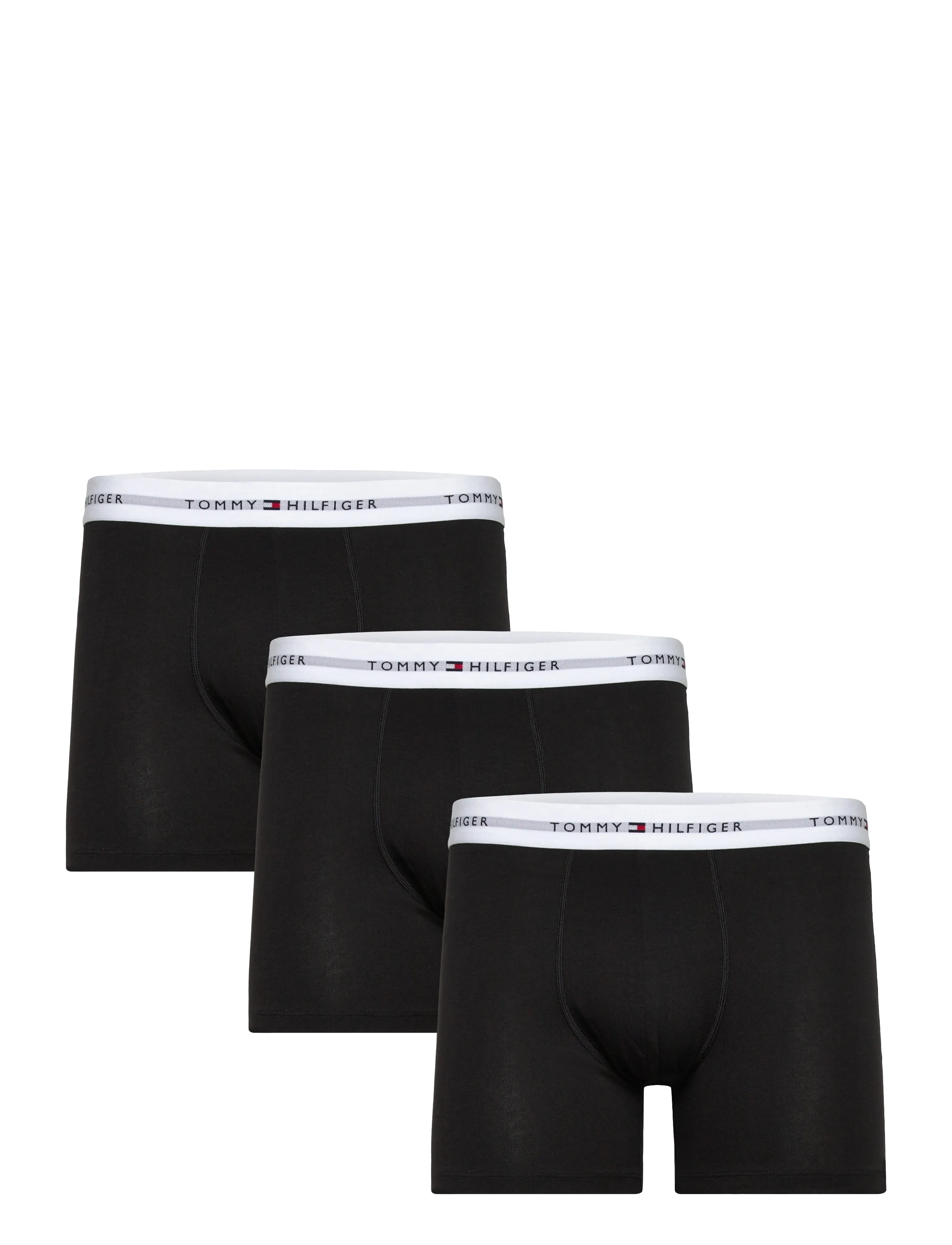 Tommy Hilfiger 3P BOXER BRIEF WB - Underbukser - BLACK BLACK BLACK WHITE WB / black