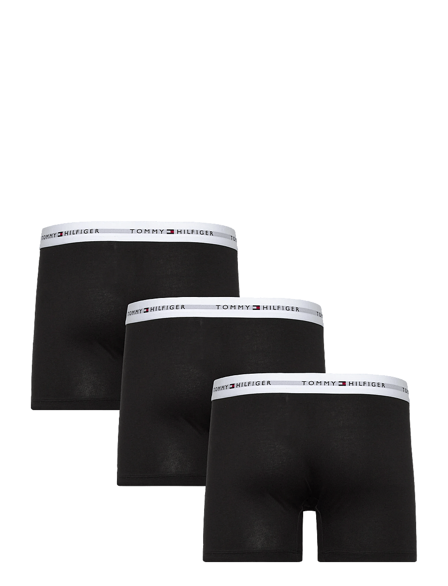 Tommy Hilfiger - 3P BOXER BRIEF WB - unterhosen im multipack - black black black white wb - 1
