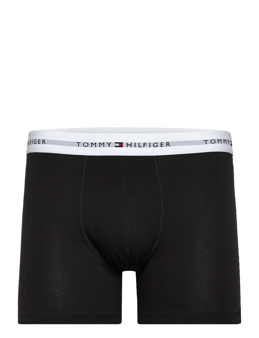 Tommy Hilfiger - 3P BOXER BRIEF WB - unterhosen im multipack - black black black white wb - 4