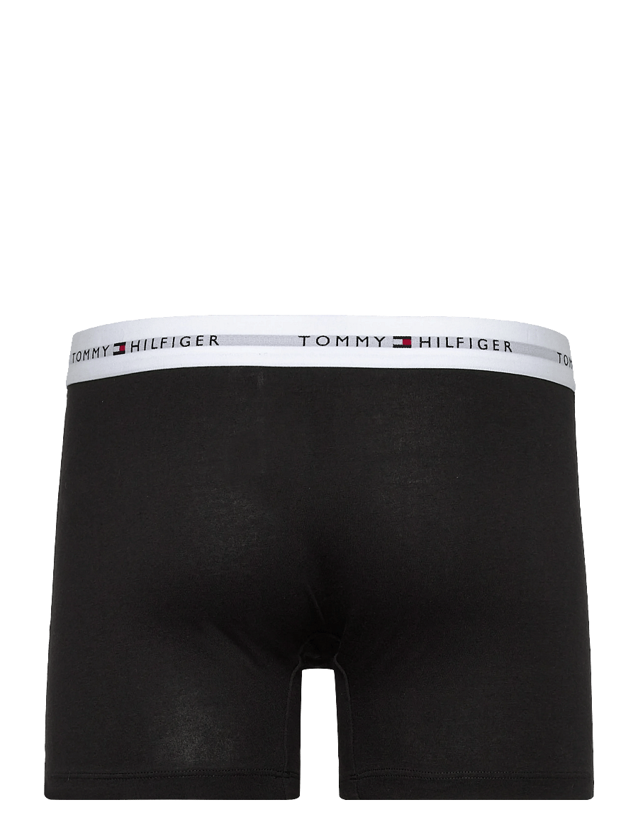 Tommy Hilfiger - 3P BOXER BRIEF WB - unterhosen im multipack - black black black white wb - 5
