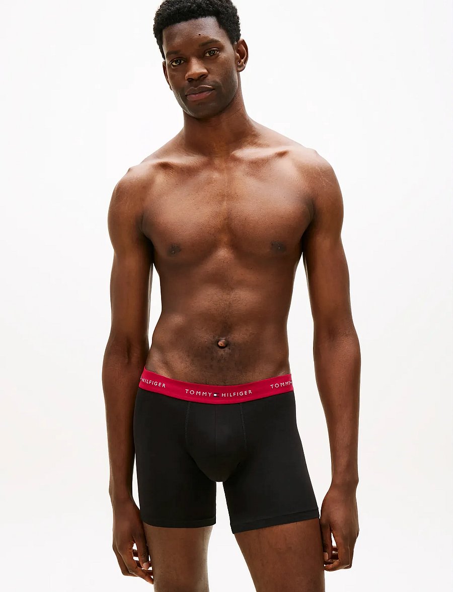 Tommy Hilfiger - 3P BOXER BRIEF WB - multipakk aluspüksid - fre rd ae sea ras ju - 3