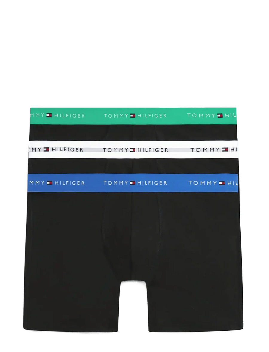 Tommy Hilfiger - 3P BOXER BRIEF WB - multipakk aluspüksid - jde wnk blu orb whte - 1