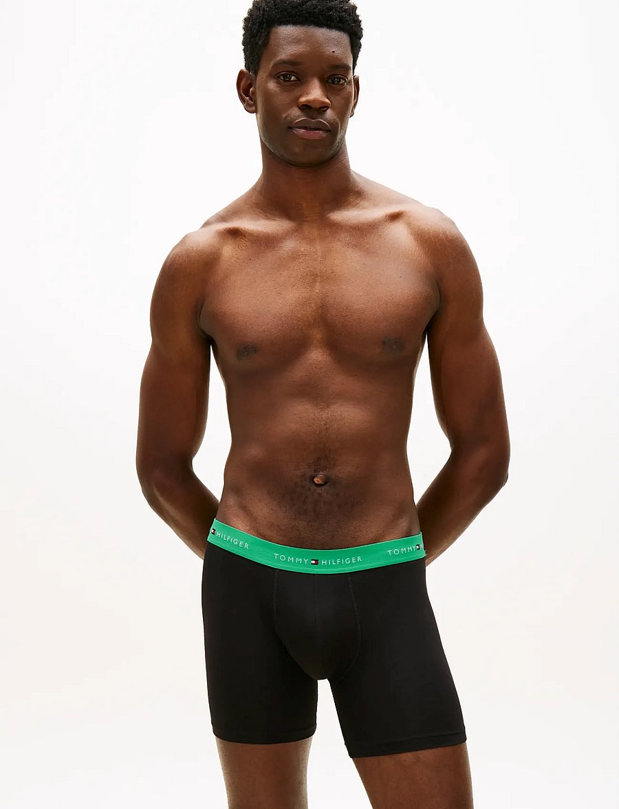 Tommy Hilfiger - 3P BOXER BRIEF WB - multipakk aluspüksid - jde wnk blu orb whte - 4