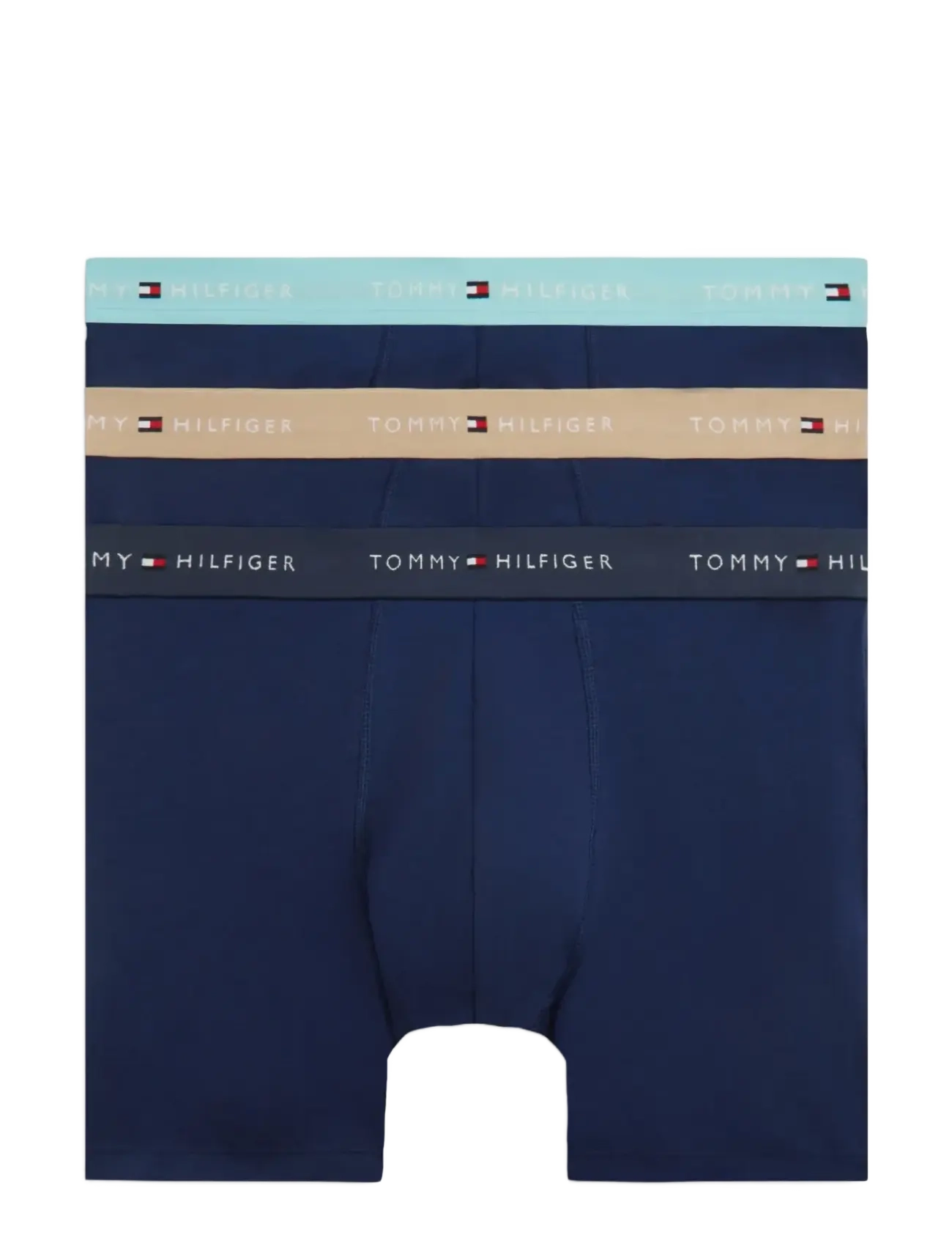 Tommy Hilfiger 3P BOXER BRIEF WB - Underbukser - PTCH BLU ARC AQU DES / navy
