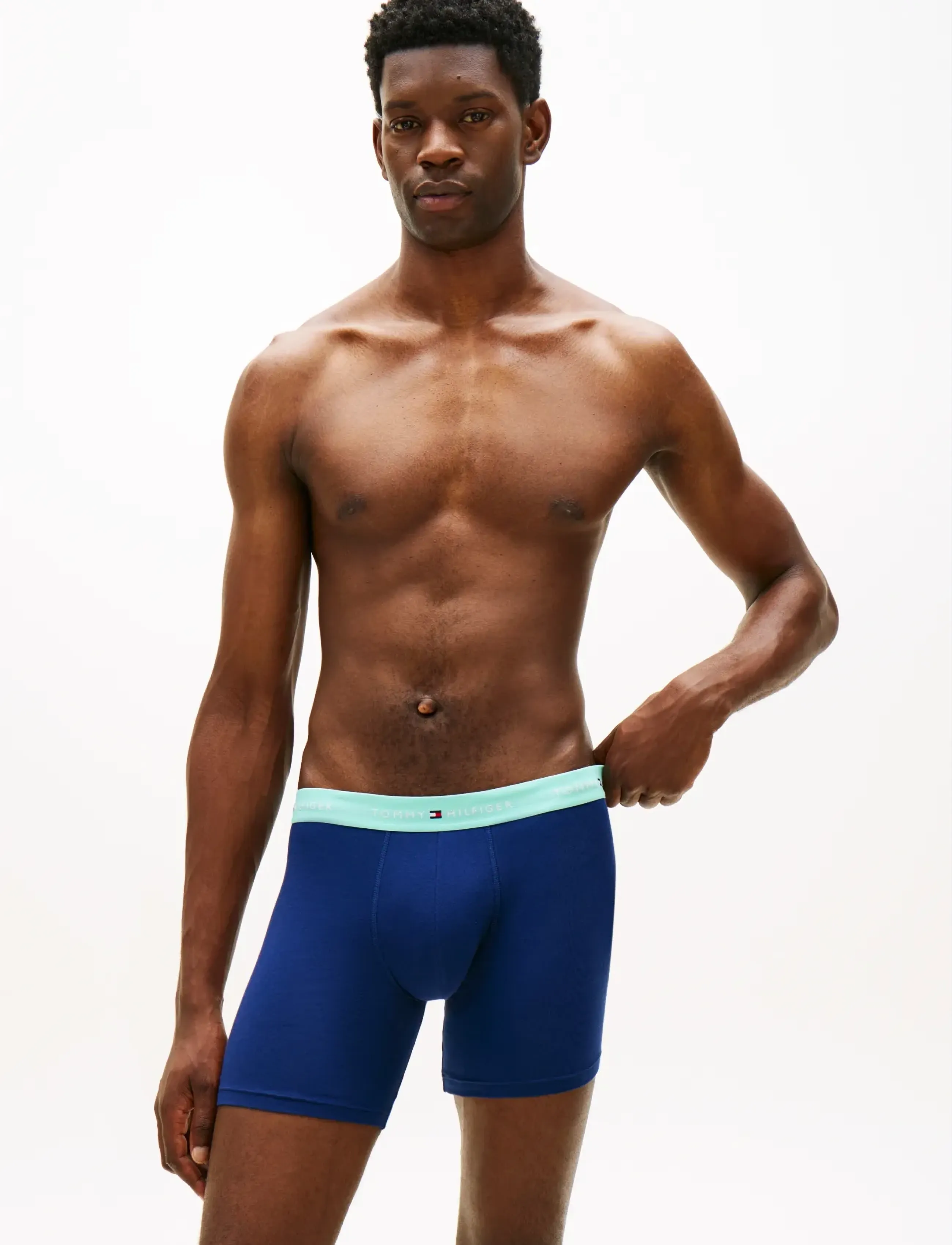 Tommy Hilfiger 3P Boxer Brief Wb, M, Underwear, Marineblau - Boxers, Männerswear