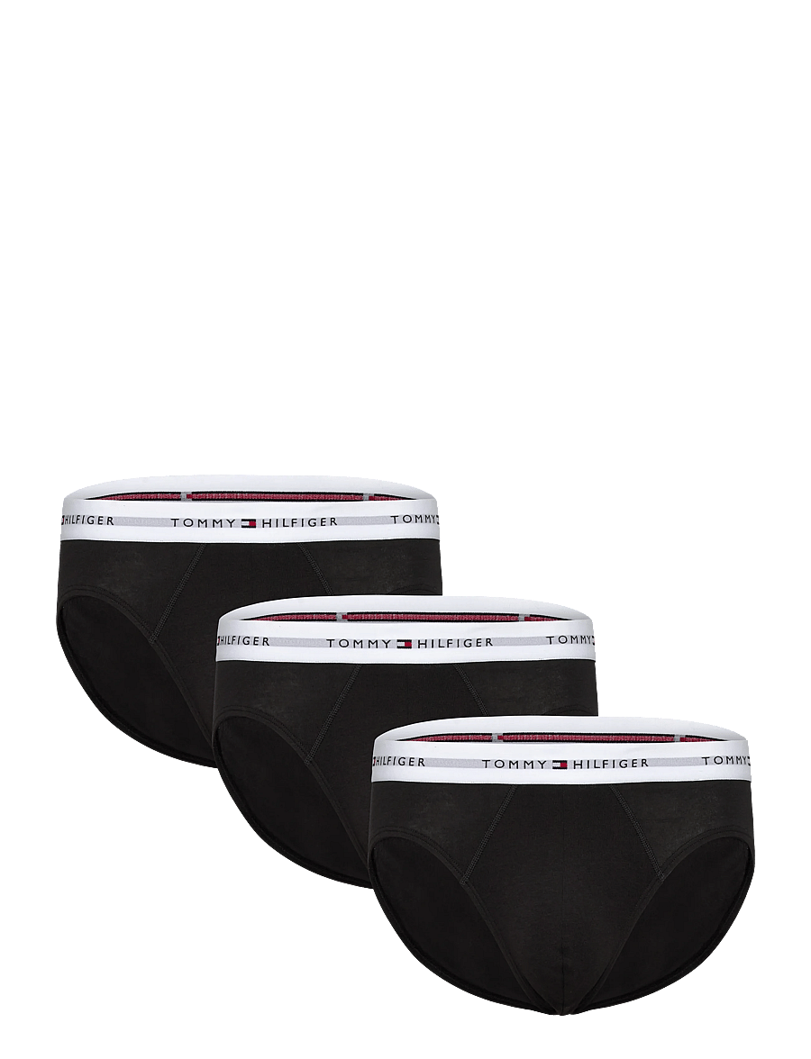 Tommy Hilfiger - 3P BRIEF WB - multipakk aluspüksid - black black black white wb - 0