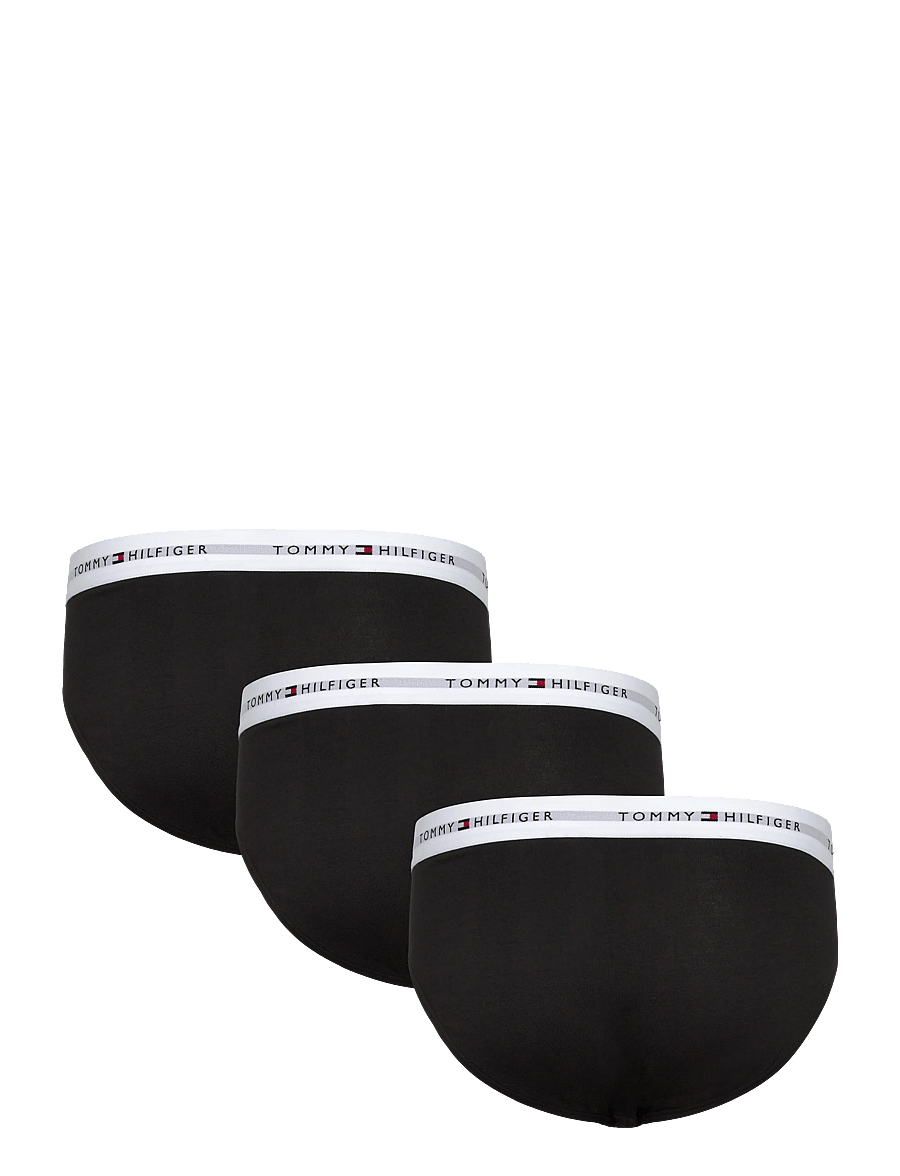 Tommy Hilfiger - 3P BRIEF WB - multipakk aluspüksid - black black black white wb - 1