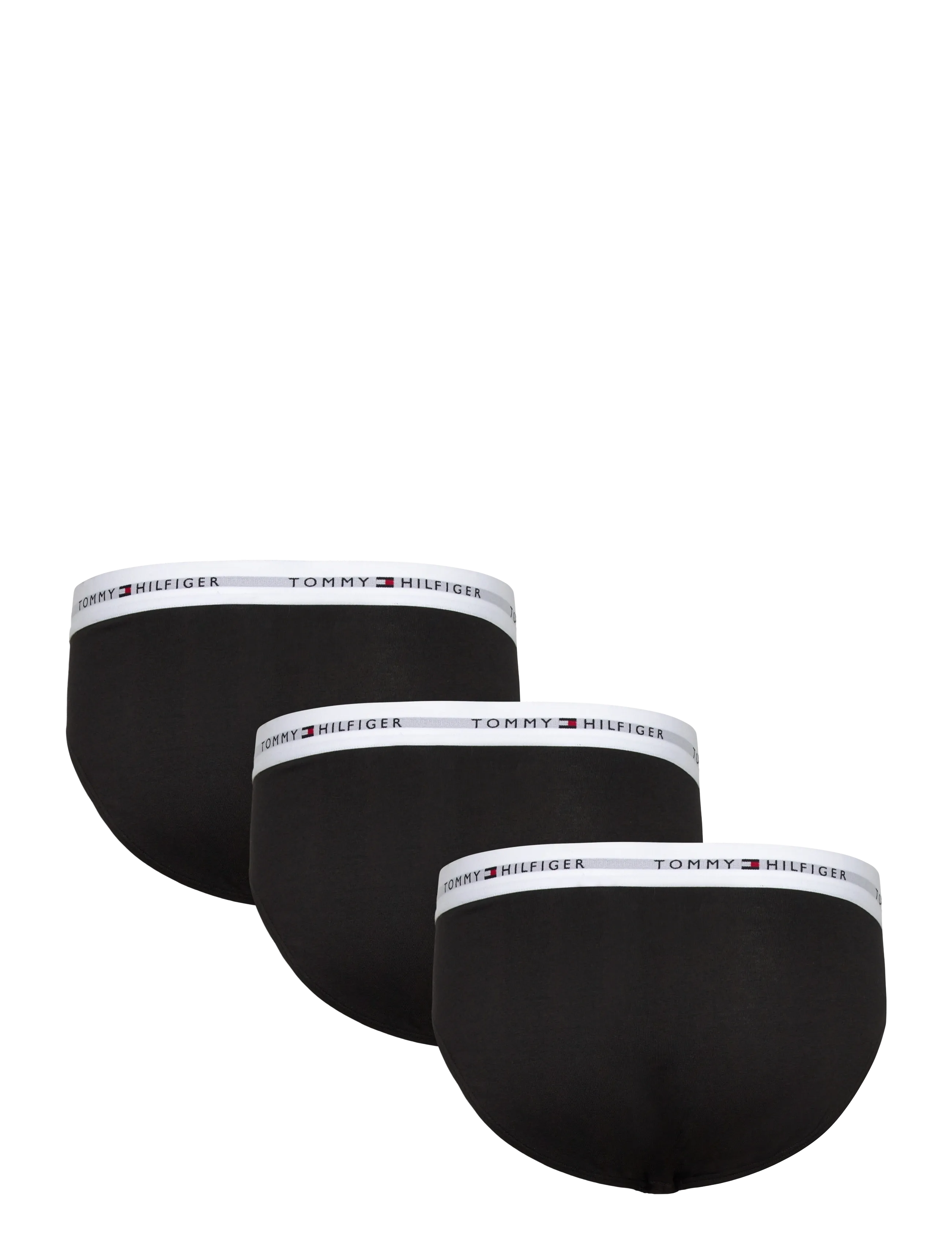 Tommy Hilfiger - 3P BRIEF WB - unterhosen im multipack - black black black white wb - 1