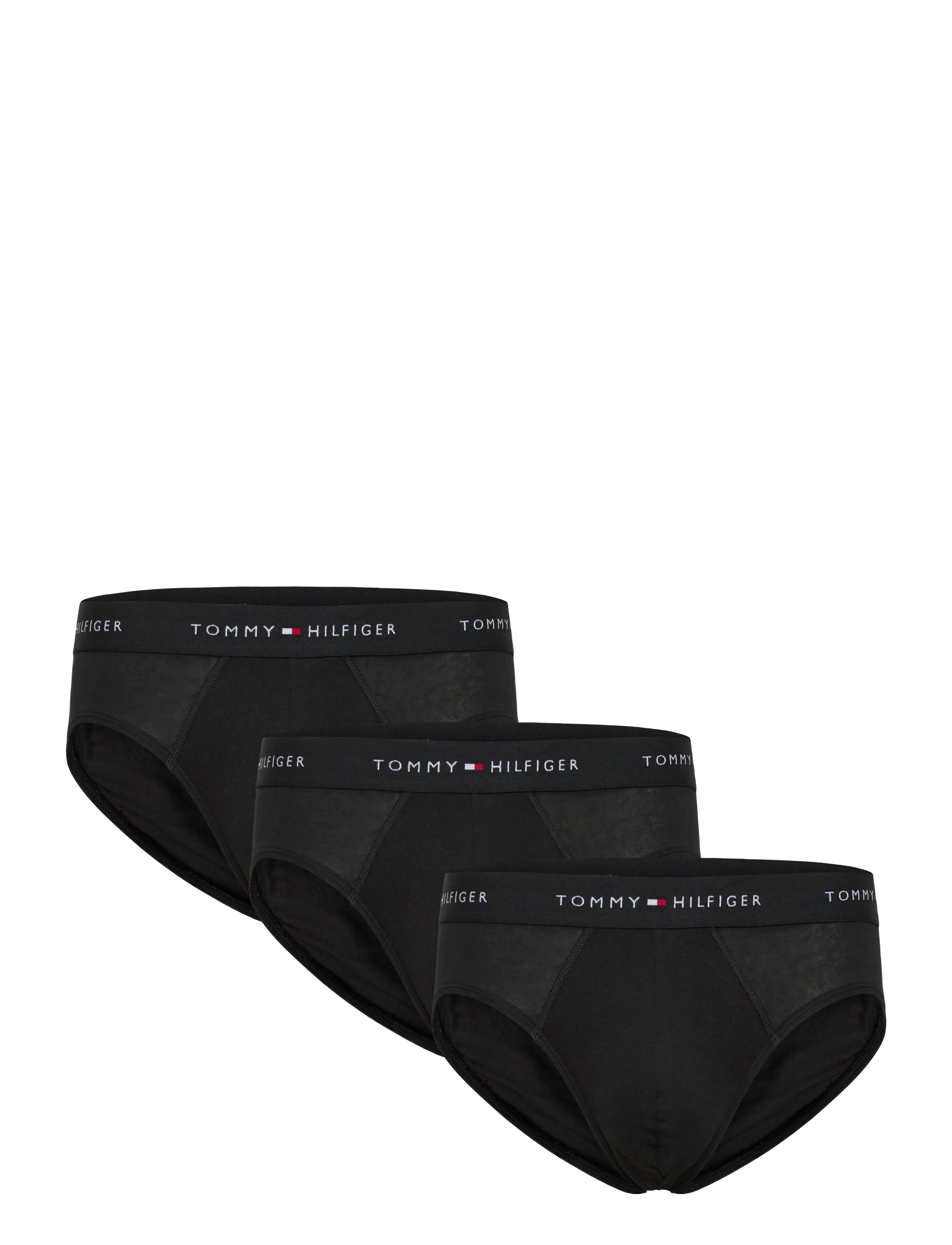Tommy Hilfiger 3P BRIEF WB - Underkläder - BLACK BLACK BLACK BLACK WB / black