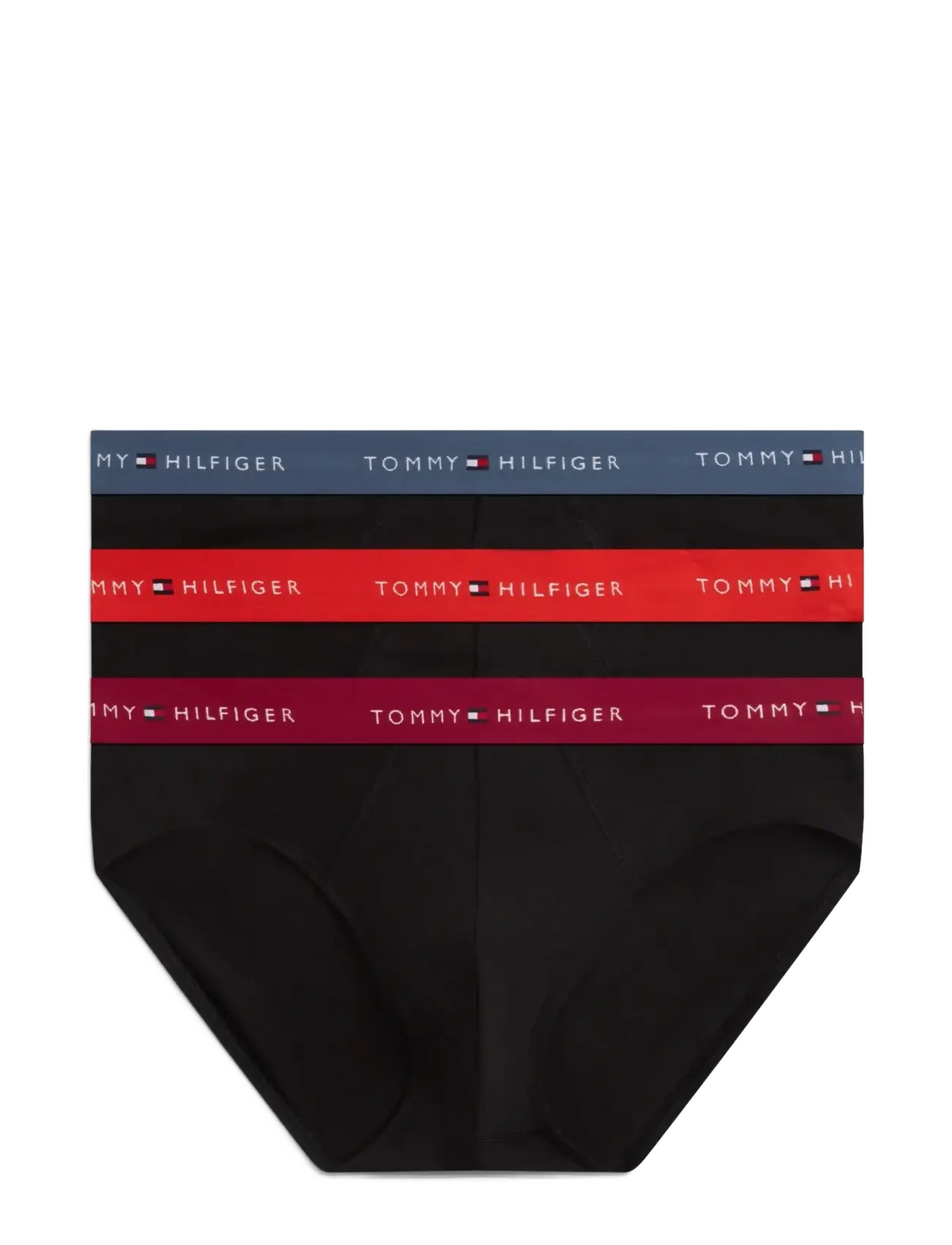 Tommy Hilfiger 3P BRIEF WB - Underbukser - FRE RD AE SEA RAS JU / black