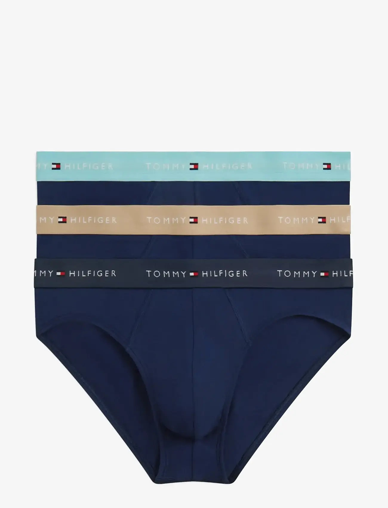 Tommy Hilfiger - 3P BRIEF WB - aluspükste mitmikpakk - ptch blu arc aqu des - 1
