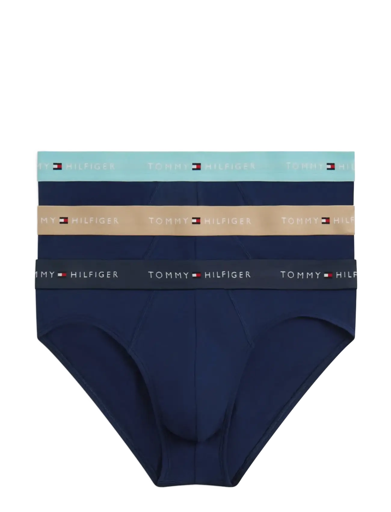 Tommy Hilfiger - 3P BRIEF WB - multipakk aluspüksid - ptch blu arc aqu des - 1