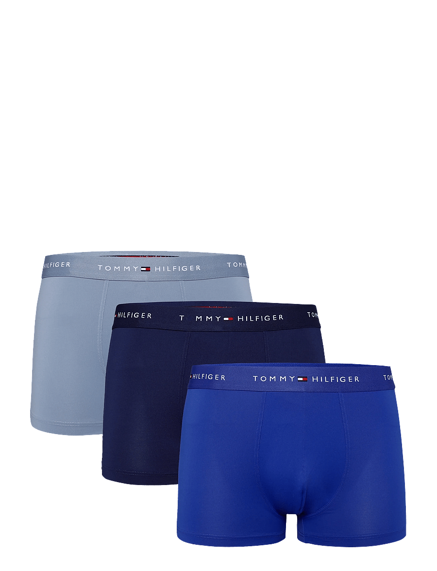 Tommy Hilfiger - 3P TRUNK DTM - unterhosen im multipack - nob blue brsk blue prp navy - 0
