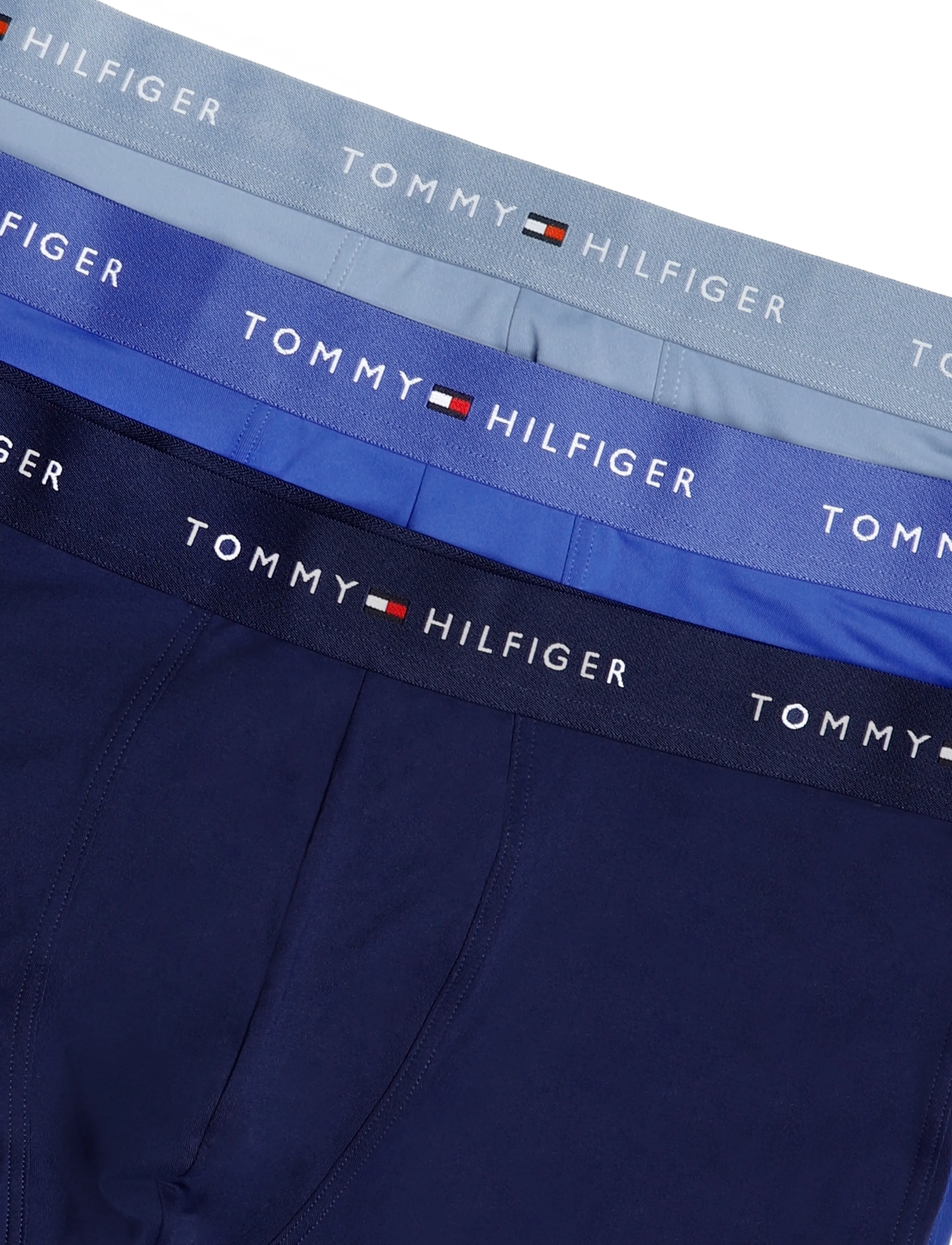 Tommy Hilfiger - 3P TRUNK DTM - multipack underpants - nob blue brsk blue prp navy - 2