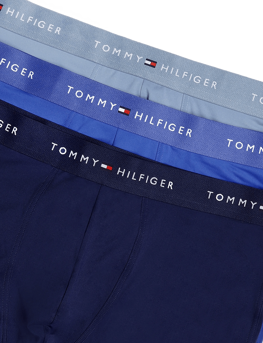 Tommy Hilfiger - 3P TRUNK DTM - unterhosen im multipack - nob blue brsk blue prp navy - 2