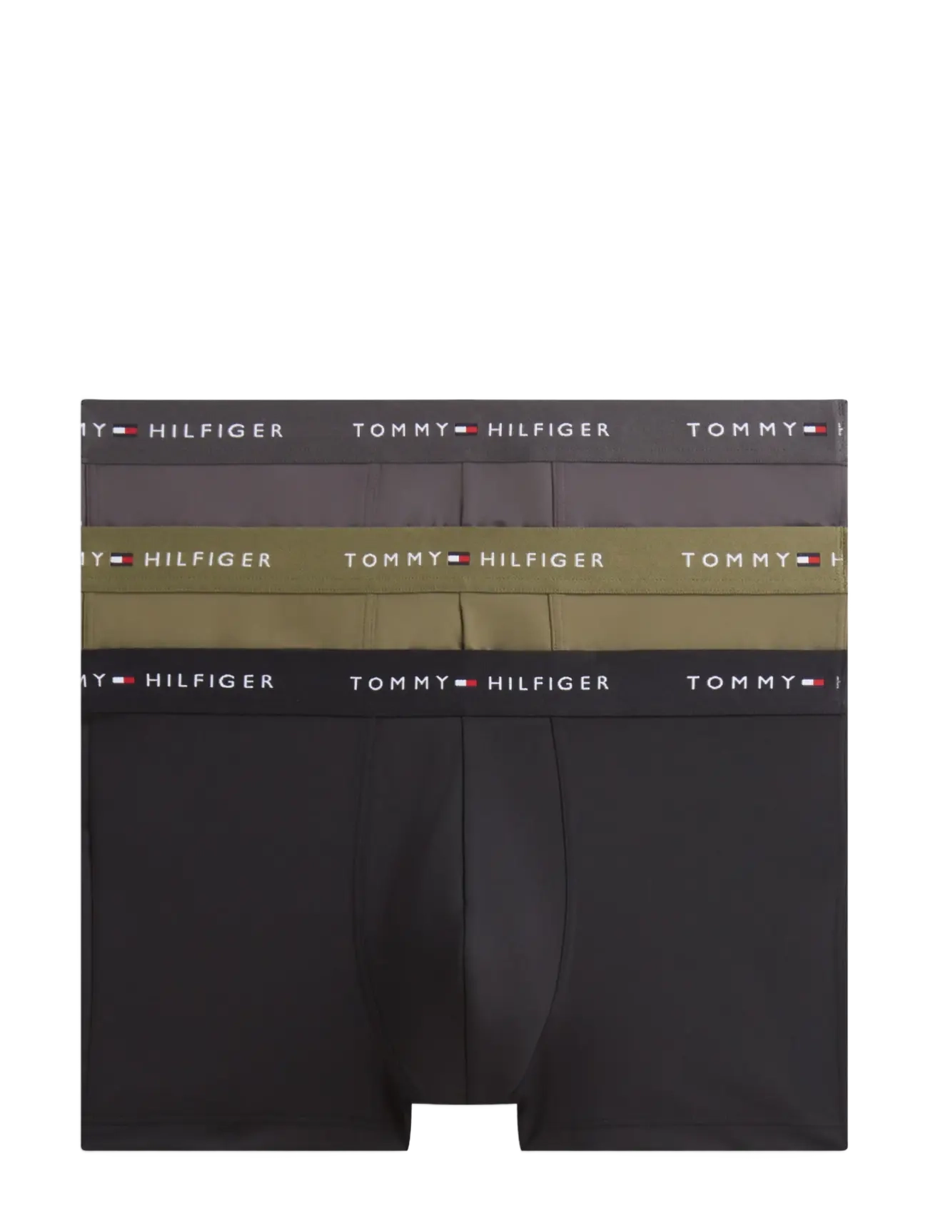 Tommy Hilfiger - 3P TRUNK - multipack underbukser - black utility olive dark ash - 1