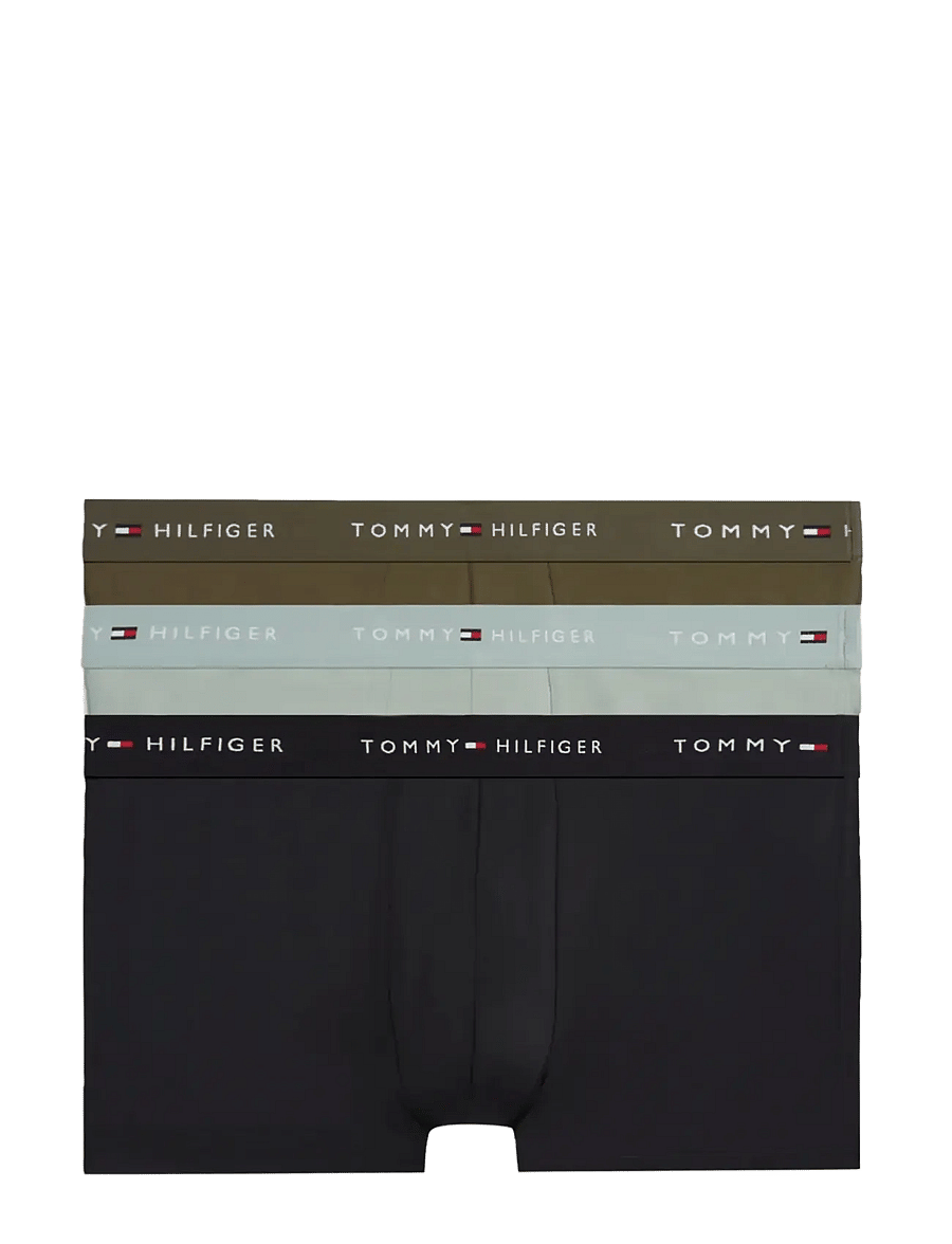 Tommy Hilfiger - 3P TRUNK DTM - multipack kalsonger - blk mnt gry arm grn - 1