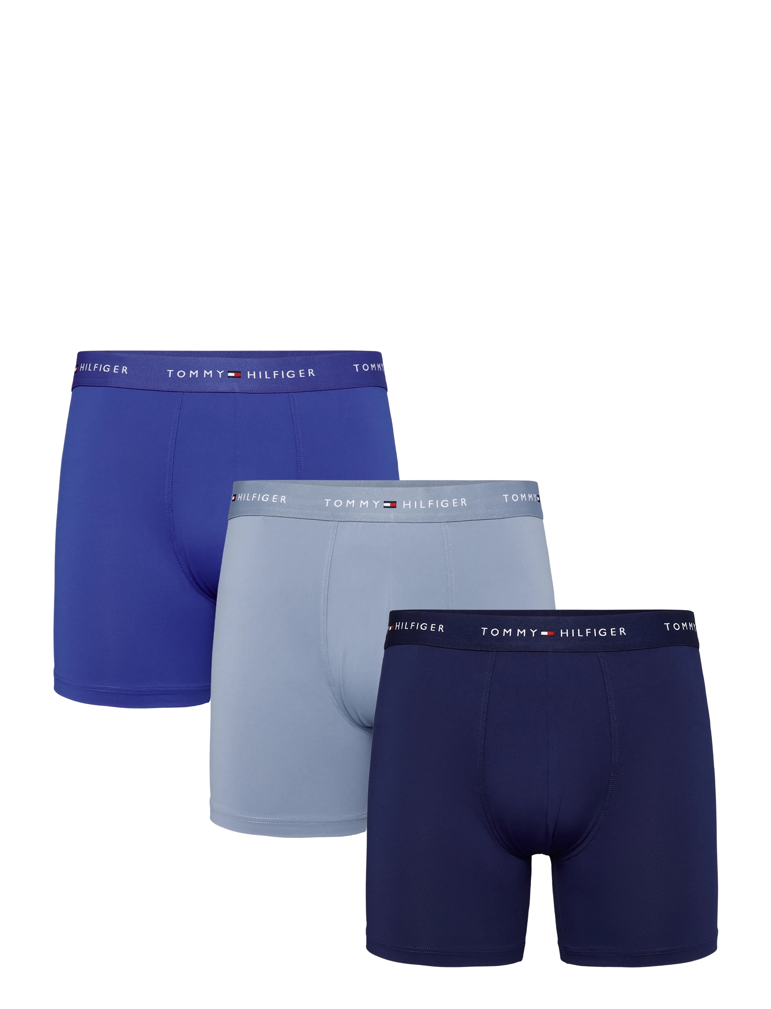 Tommy Hilfiger 3P BOXER BRIEF DTM - Enge Boxershorts - NOB BLUE BRSK BLUE PRP NAVY / blue