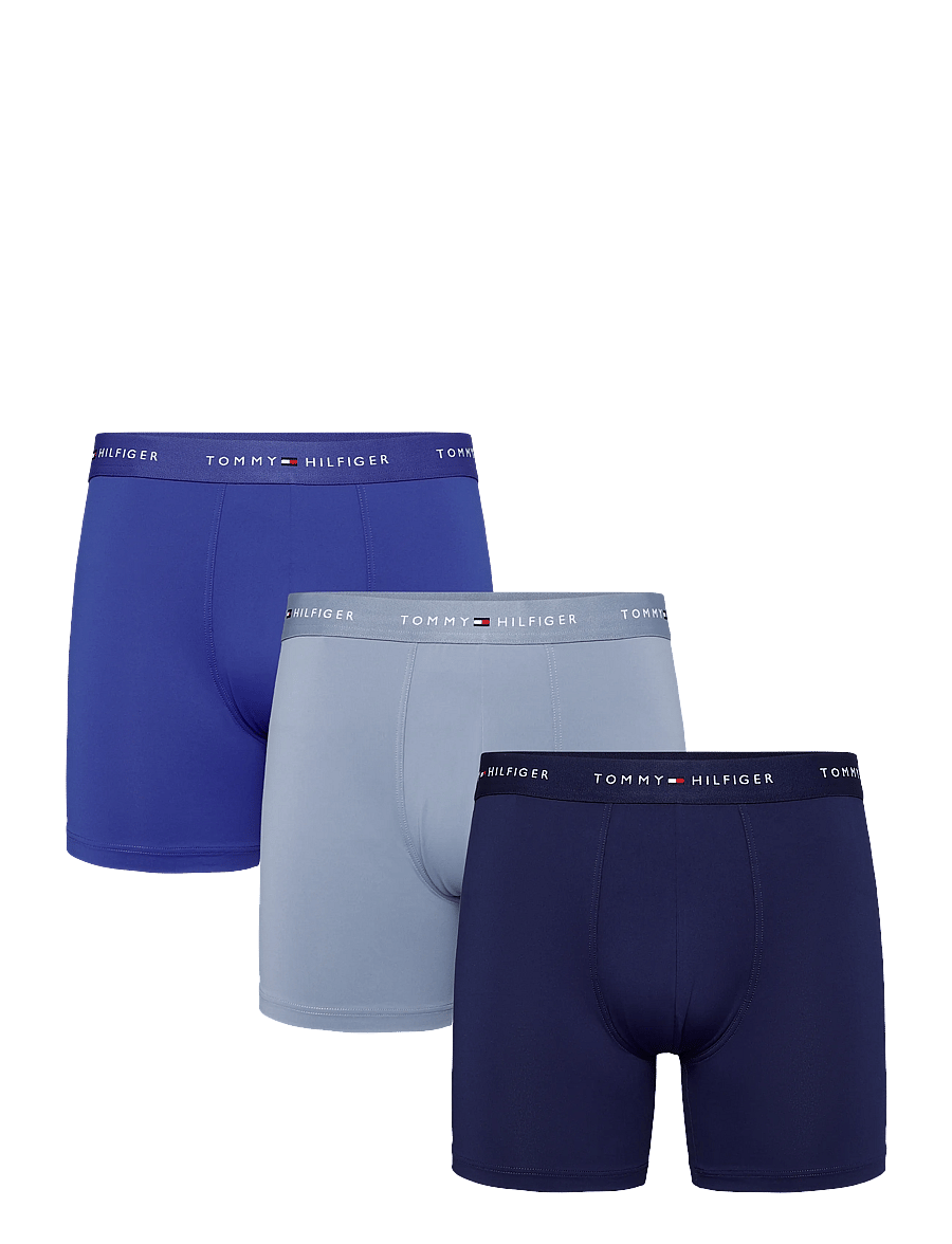 Tommy Hilfiger - 3P BOXER BRIEF DTM - multipakk aluspüksid - nob blue brsk blue prp navy - 0