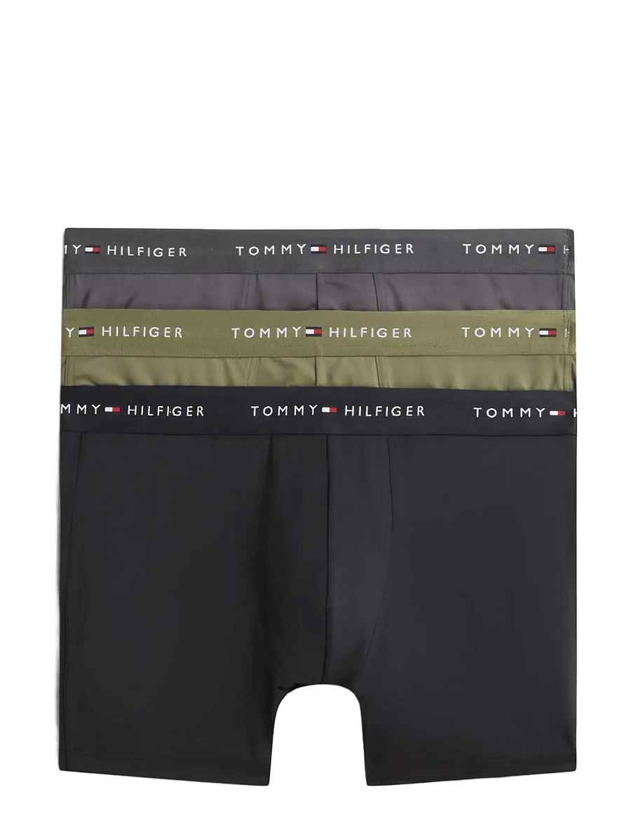 Tommy Hilfiger - 3P BOXER BRIEF DTM - multipack underpants - black utility olive dark ash - 1