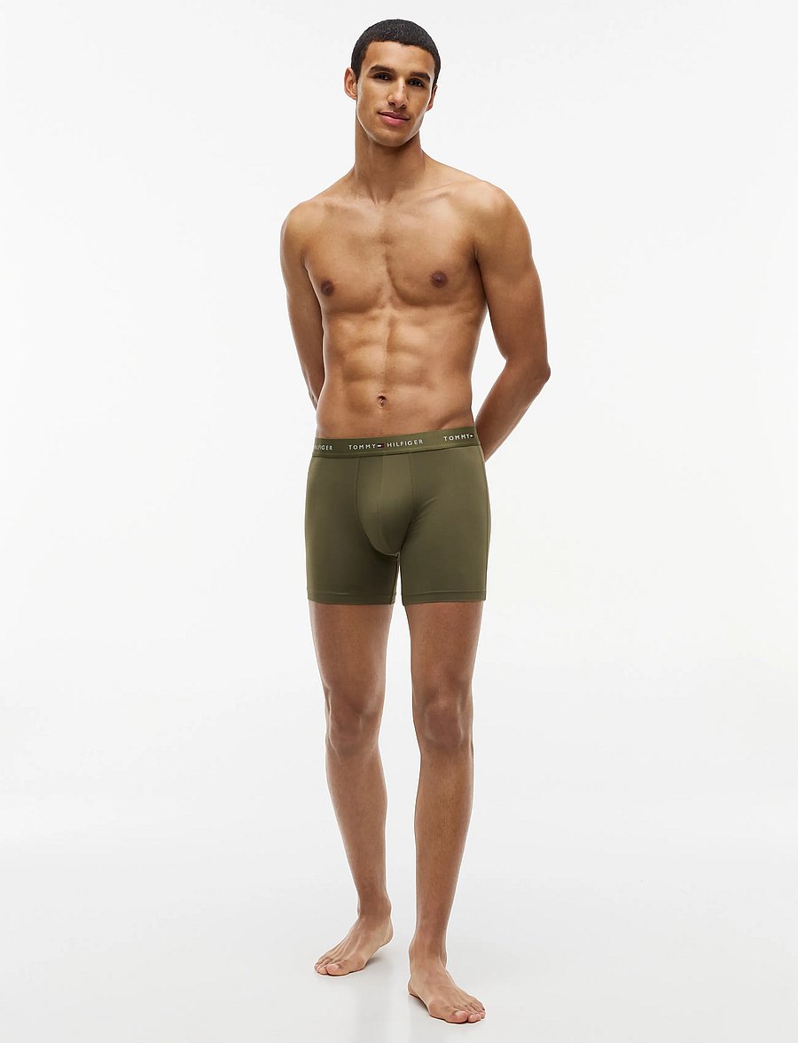 Tommy Hilfiger - 3P BOXER BRIEF DTM - multipack underpants - black utility olive dark ash - 2