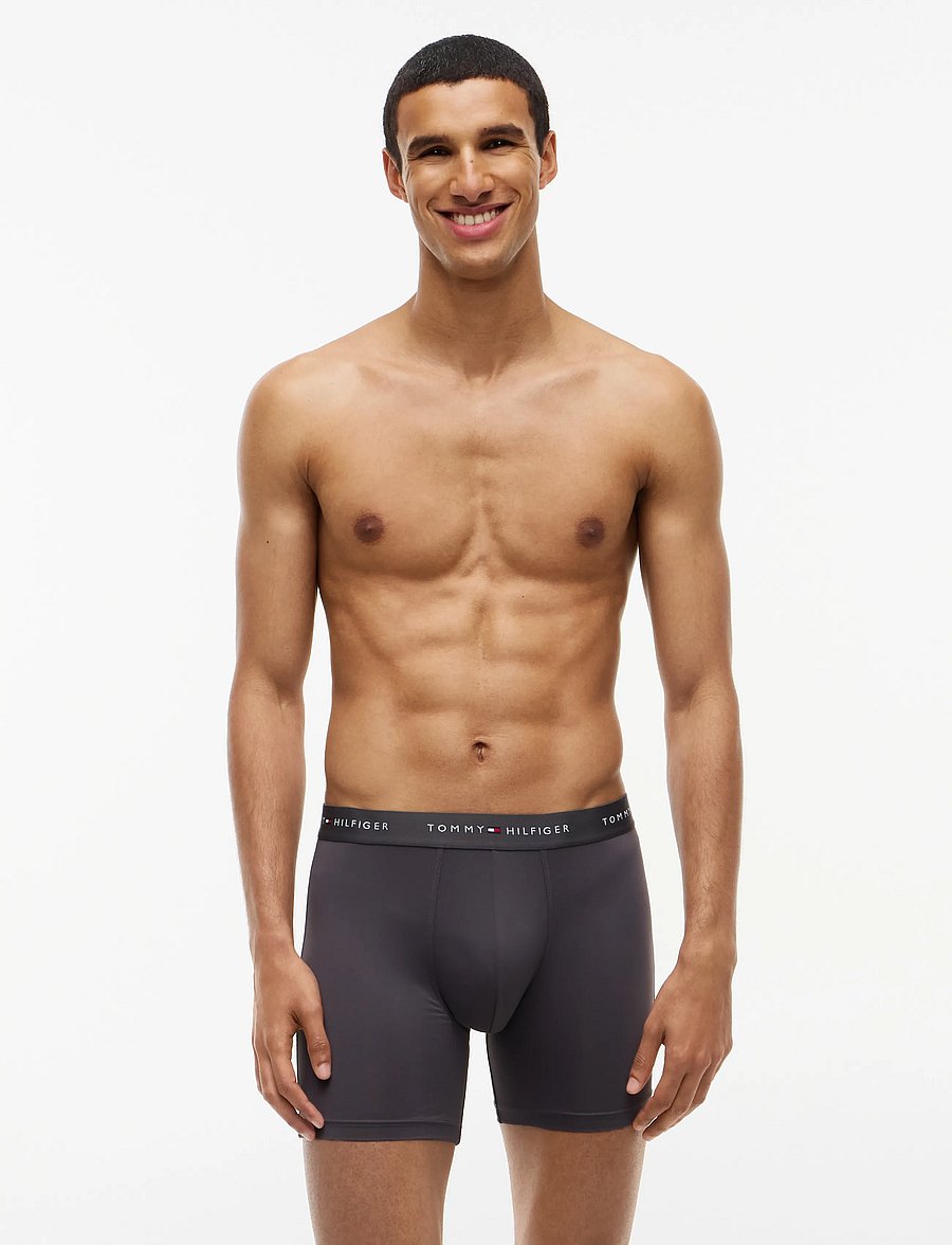 Tommy Hilfiger - 3P BOXER BRIEF DTM - multipack underpants - black utility olive dark ash - 4