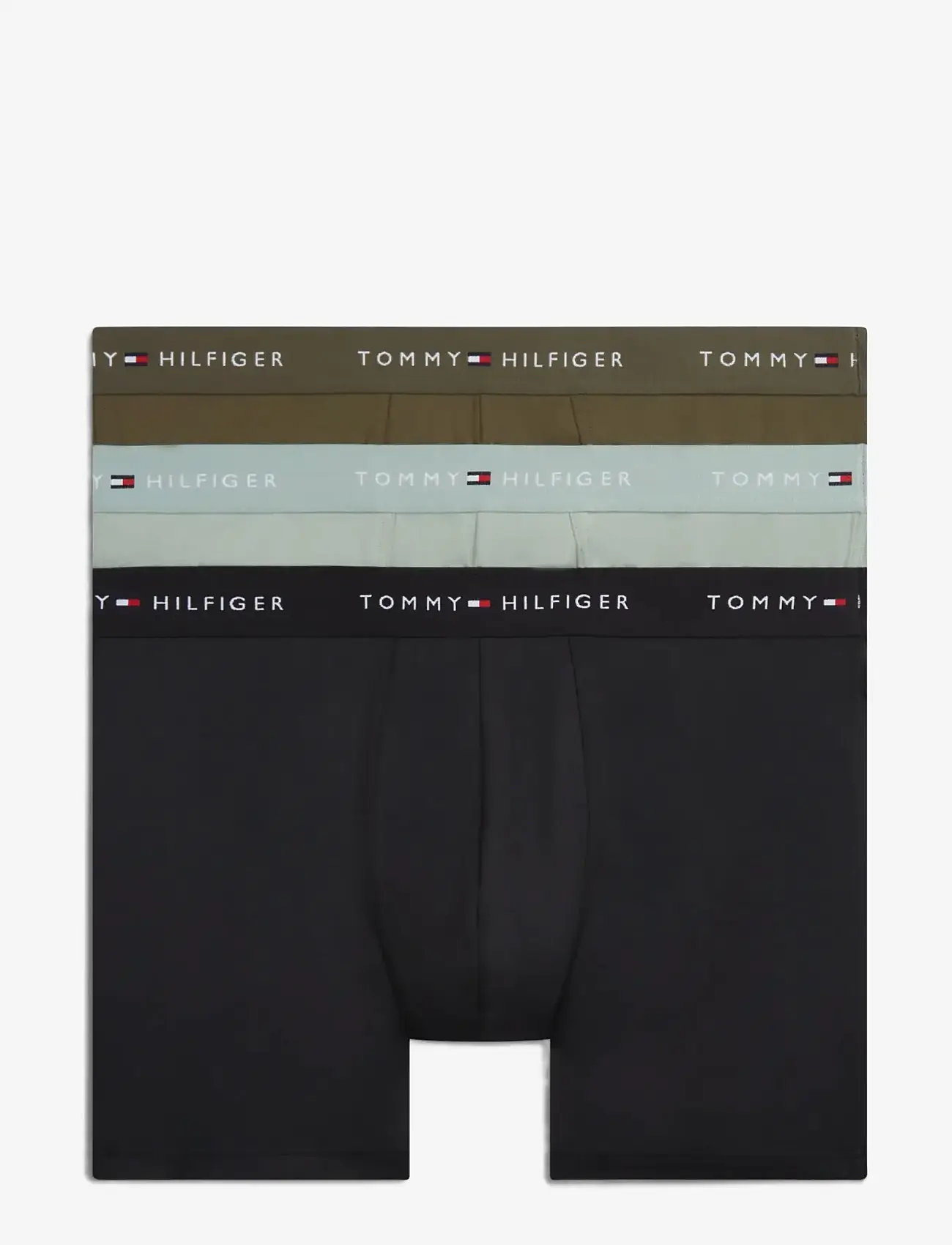 Tommy Hilfiger - 3P BOXER BRIEF DTM - multipack underbukser - blk mnt gry arm grn - 1