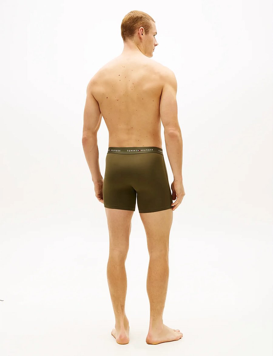 Tommy Hilfiger - 3P BOXER BRIEF DTM - multipakk aluspüksid - blk mnt gry arm grn - 4
