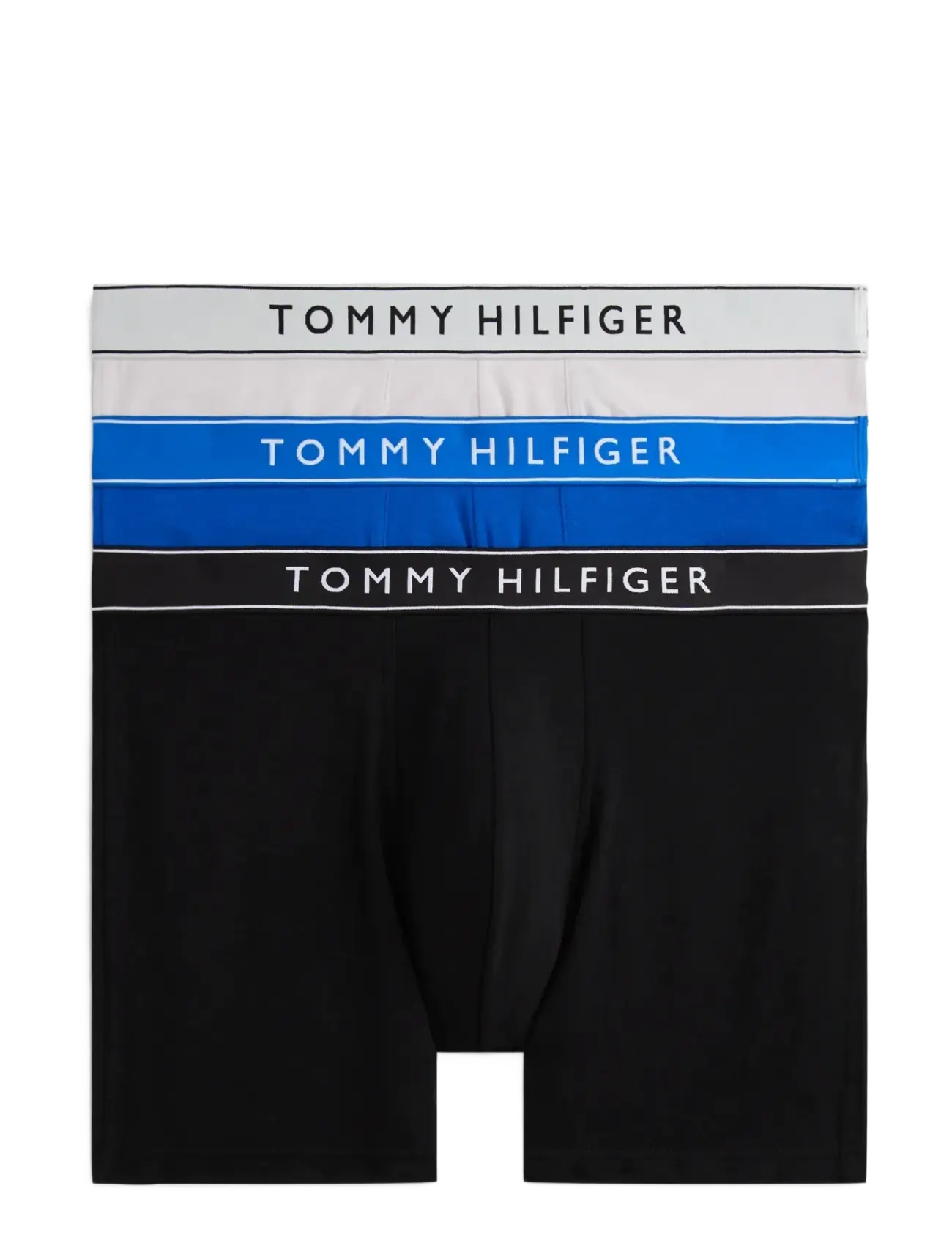 Tommy Hilfiger 3P BOXER BRIEF DTM - Bielizna - BLK TIME COBALT LGHT CAST / multi