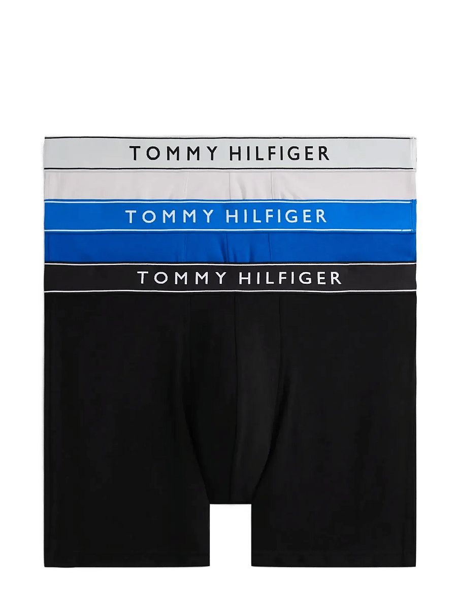 Tommy Hilfiger - 3P BOXER BRIEF - multipakk aluspüksid - blk time cobalt lght cast - 1