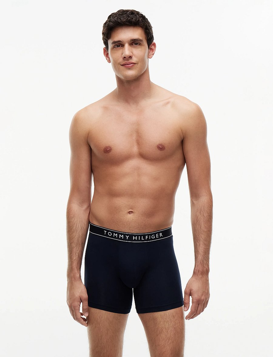 Tommy Hilfiger - 3P BOXER BRIEF - multipack underbukser - navy blue opul blue brisk blue - 0