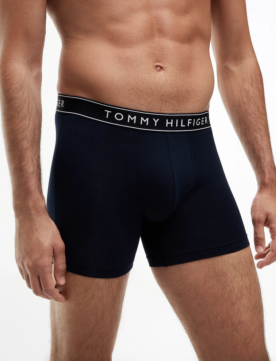 Tommy Hilfiger - 3P BOXER BRIEF - multipack underbukser - navy blue opul blue brisk blue - 3