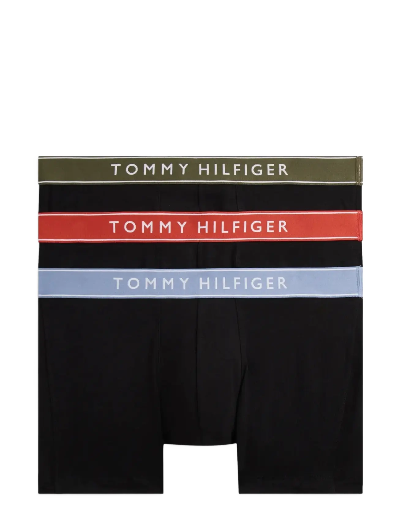 Tommy Hilfiger 3P TRUNK WB - Underbukser - ARGEAN SEA CRMEL UTILITY SAGE / black
