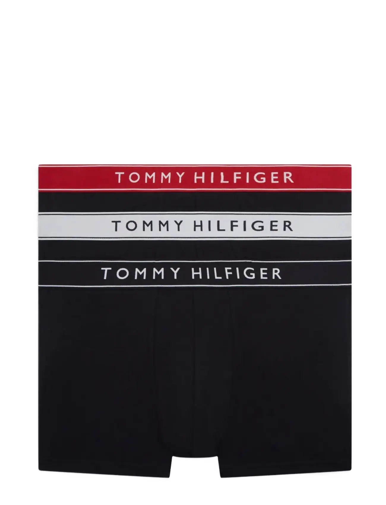 Tommy Hilfiger 3-Pack Cotton Trunk - Bielizna - NB  WHITE  MEDIUM RED  NAVY BLUE / black