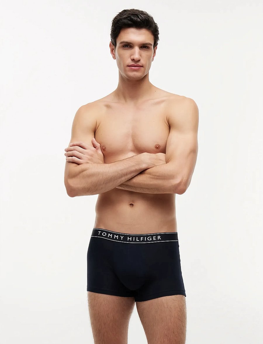 Tommy Hilfiger - 3P TRUNK WB - multipakk aluspüksid - th wht med red dsrt sky - 3