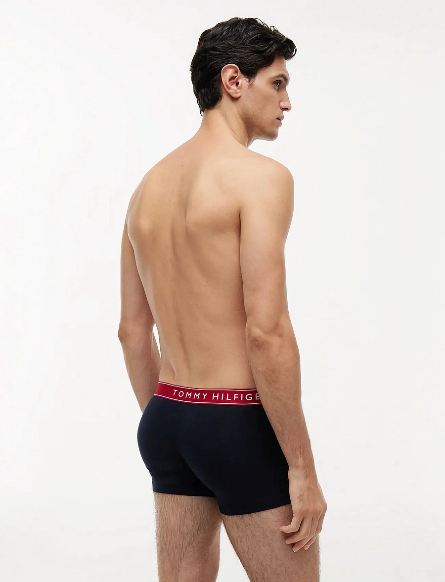 Tommy Hilfiger - 3P TRUNK WB - multipakk aluspüksid - th wht med red dsrt sky - 4